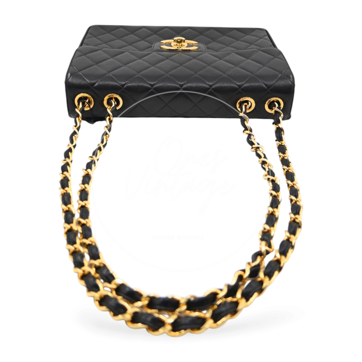 Chanel Classic Flap Jumbo Bag 30cm GHW Black Series 3