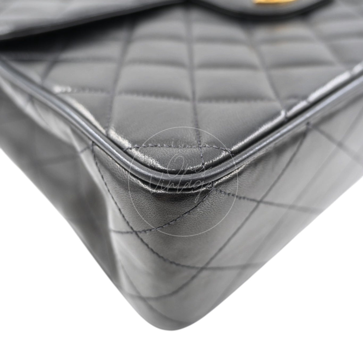 Chanel Classic Flap Jumbo Bag 30cm GHW Black Series 3
