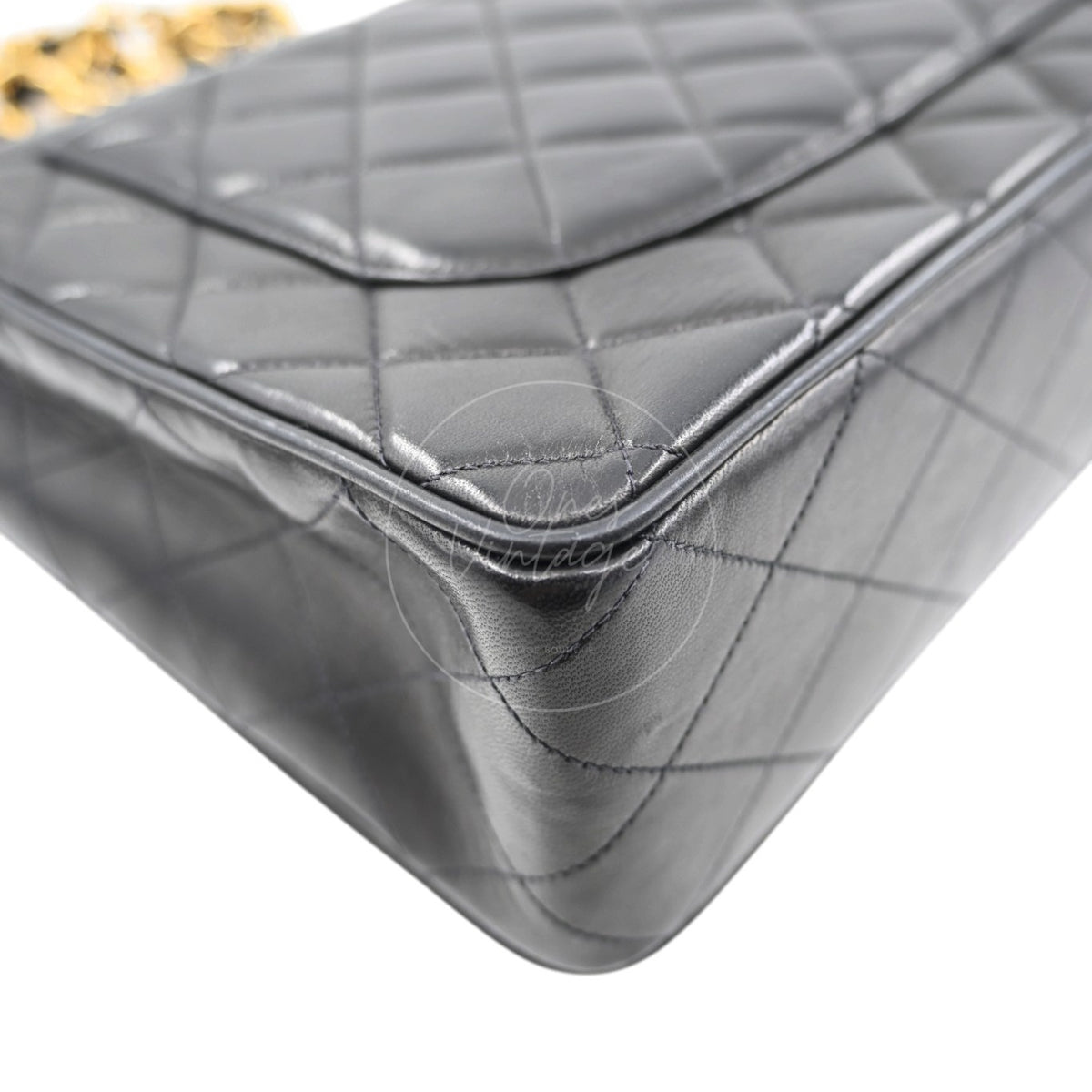 Chanel Classic Flap Jumbo Bag 30cm GHW Black Series 3