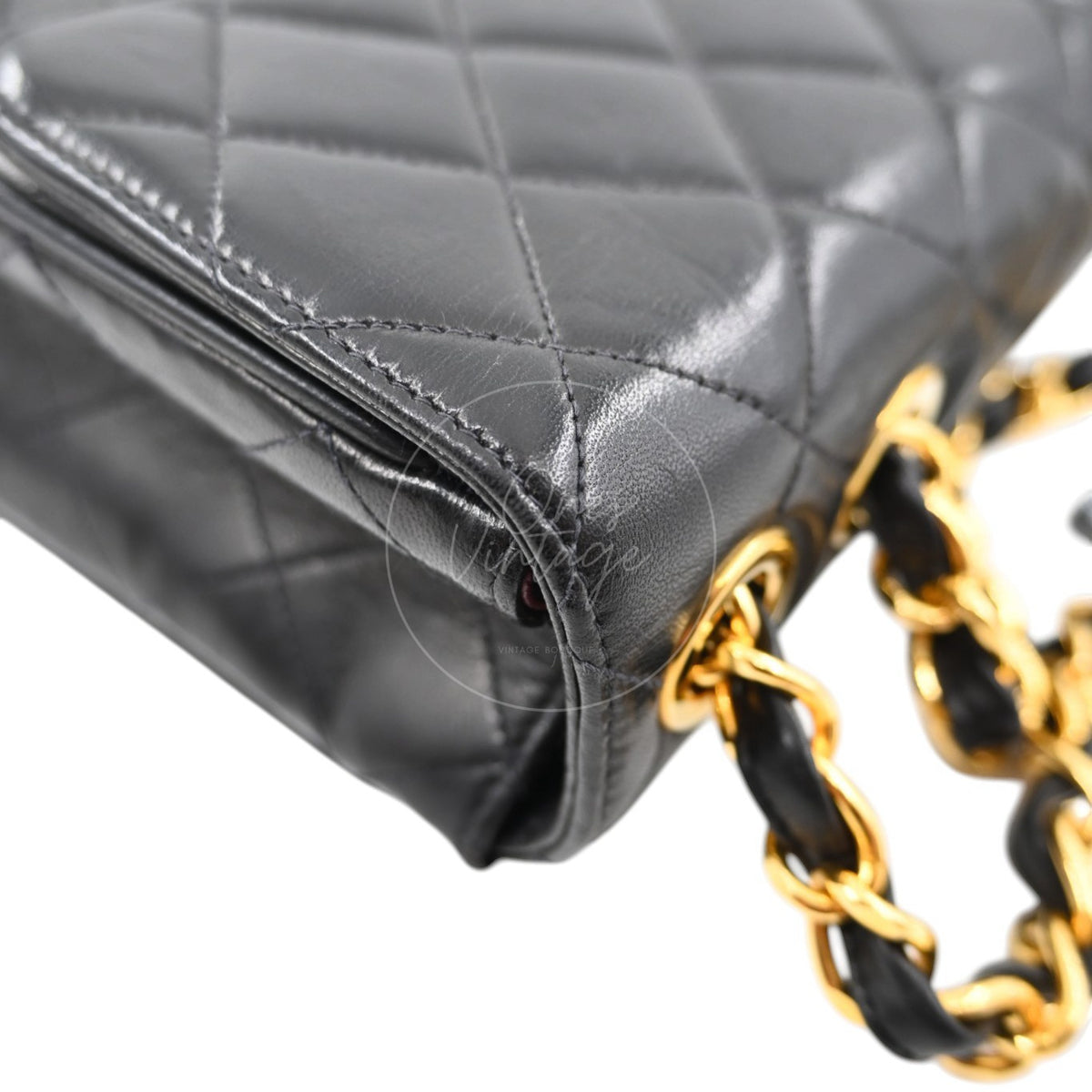 Chanel Classic Flap Jumbo Bag 30cm GHW Black Series 3