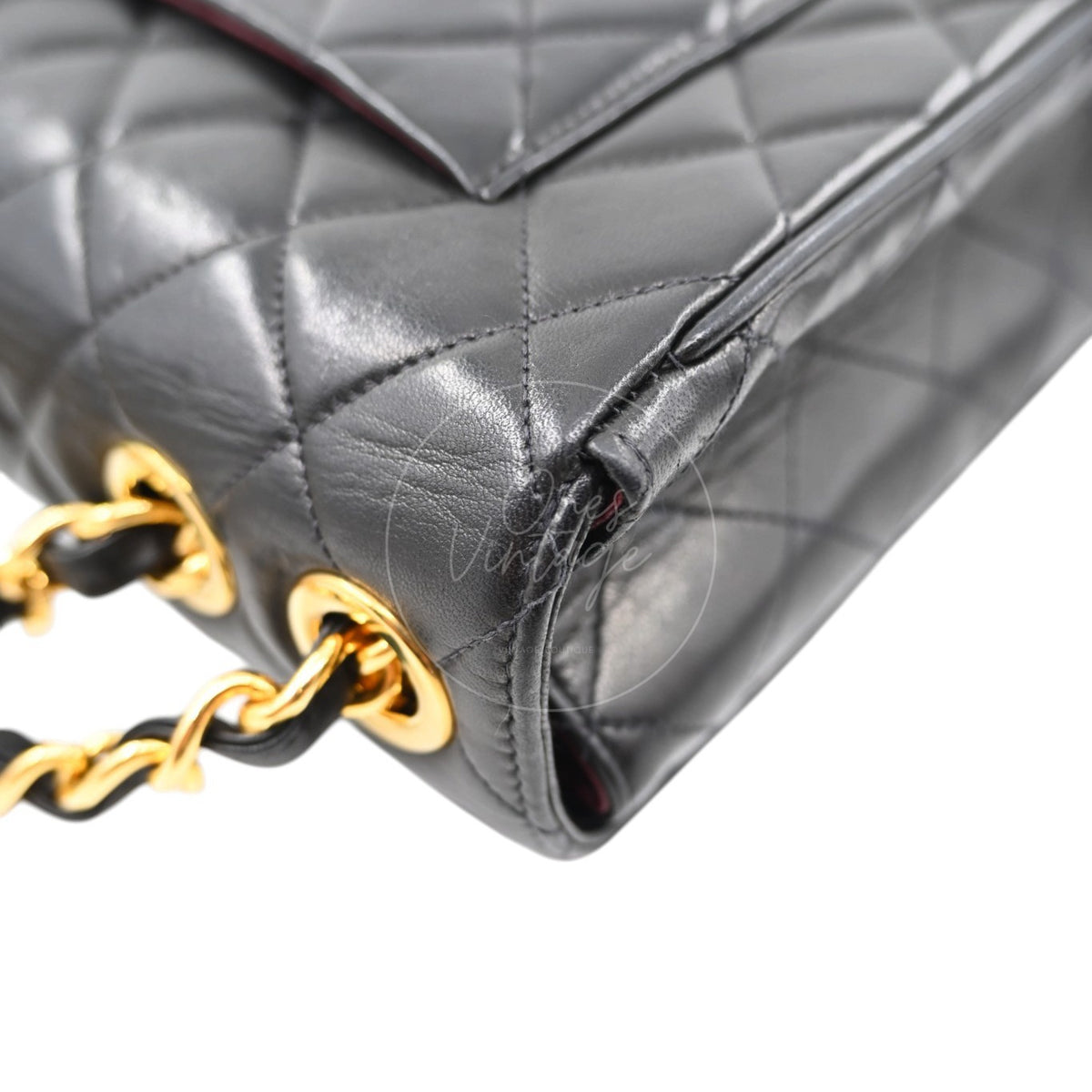 Chanel Classic Flap Jumbo Bag 30cm GHW Black Series 3