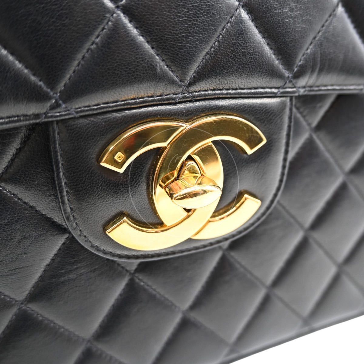 Chanel Classic Flap Jumbo Bag 30cm GHW Black Series 3