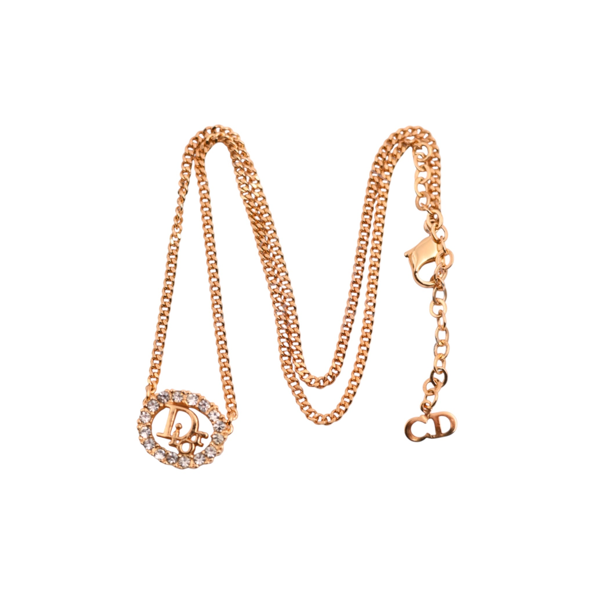 [Pre-owned] Dior Vintage Rhinestone Necklace