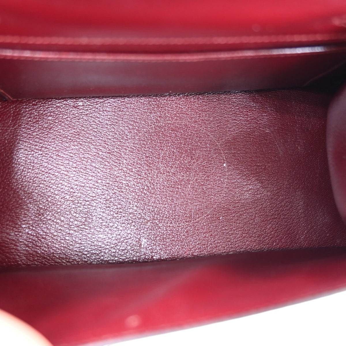 Hermès Mini Kelly 20 Burgundy GHW Circle Q