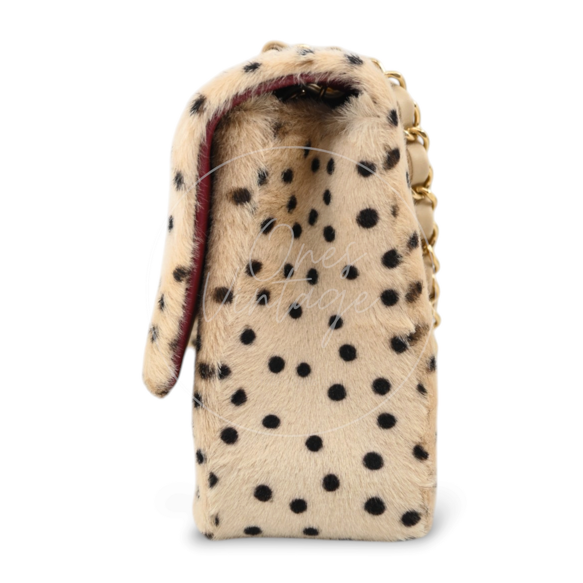 Chanel CF 30 Ponyhair Cheetah GHW Beige Black Series TJ