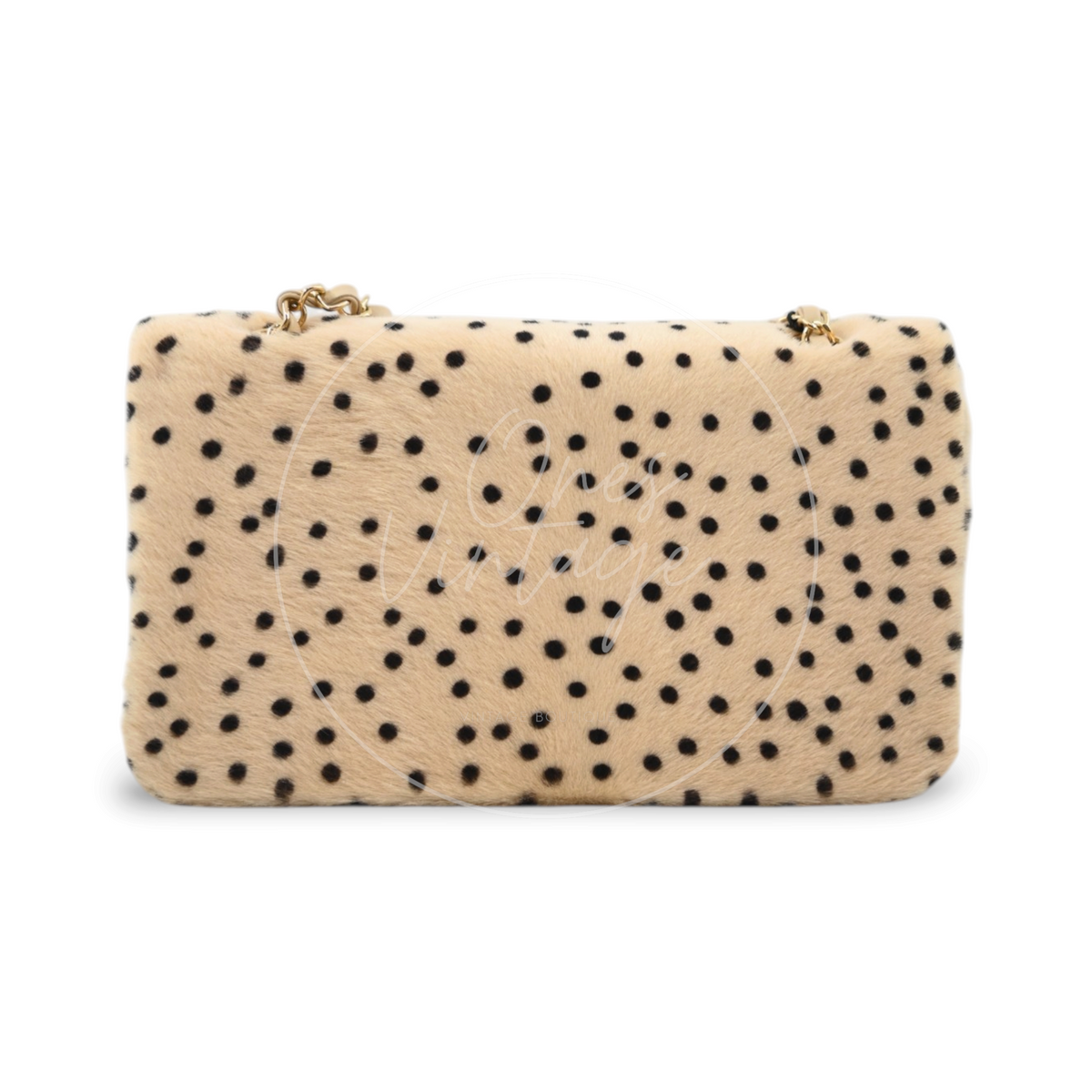 Chanel CF 30 Ponyhair Cheetah GHW Beige Black Series TJ