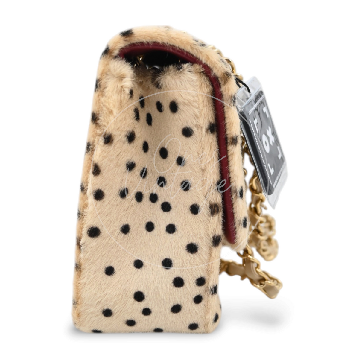 Chanel CF 30 Ponyhair Cheetah GHW Beige Black Series TJ