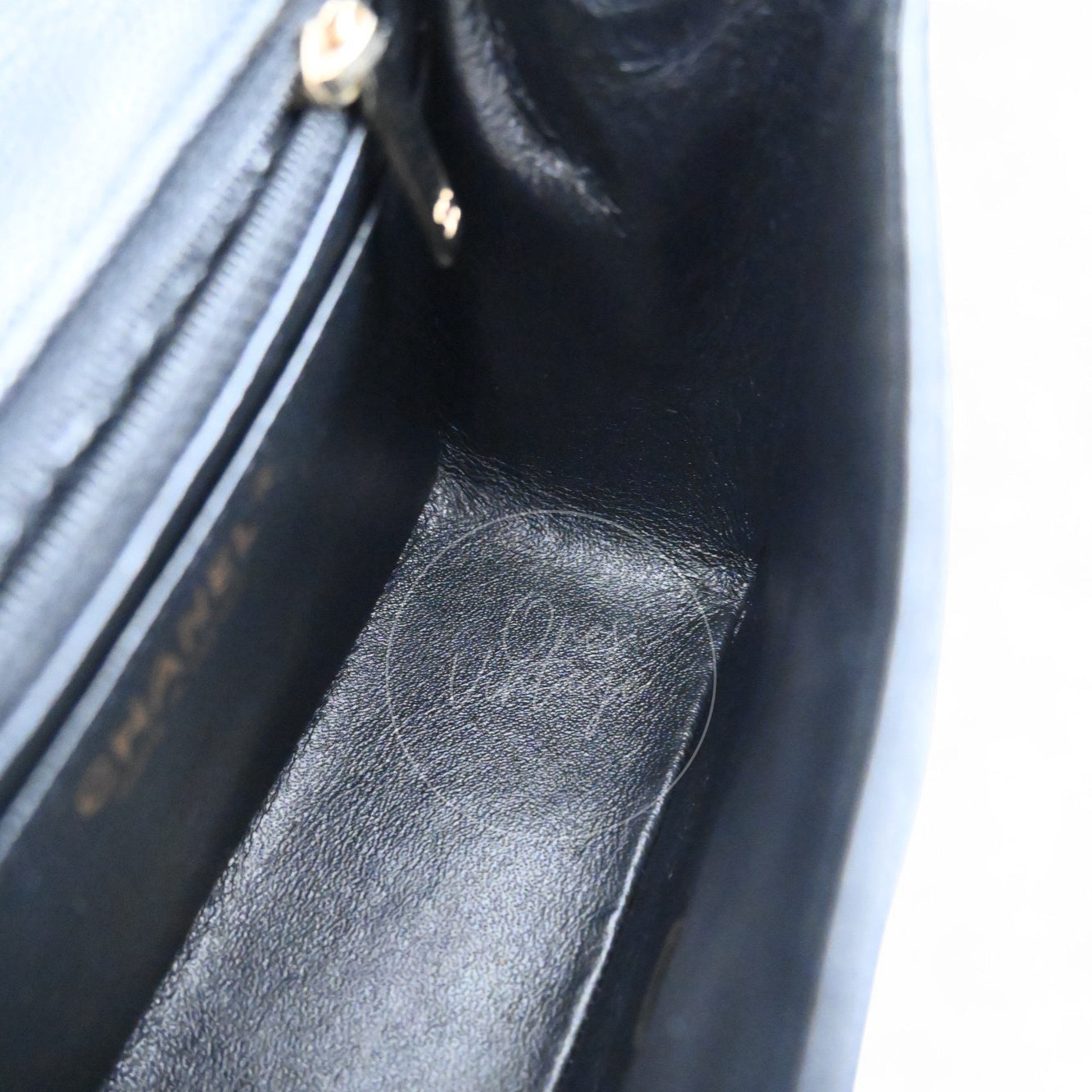 [Pre-owned] Chanel Black Caviar Mini Square Classic Flap Bag