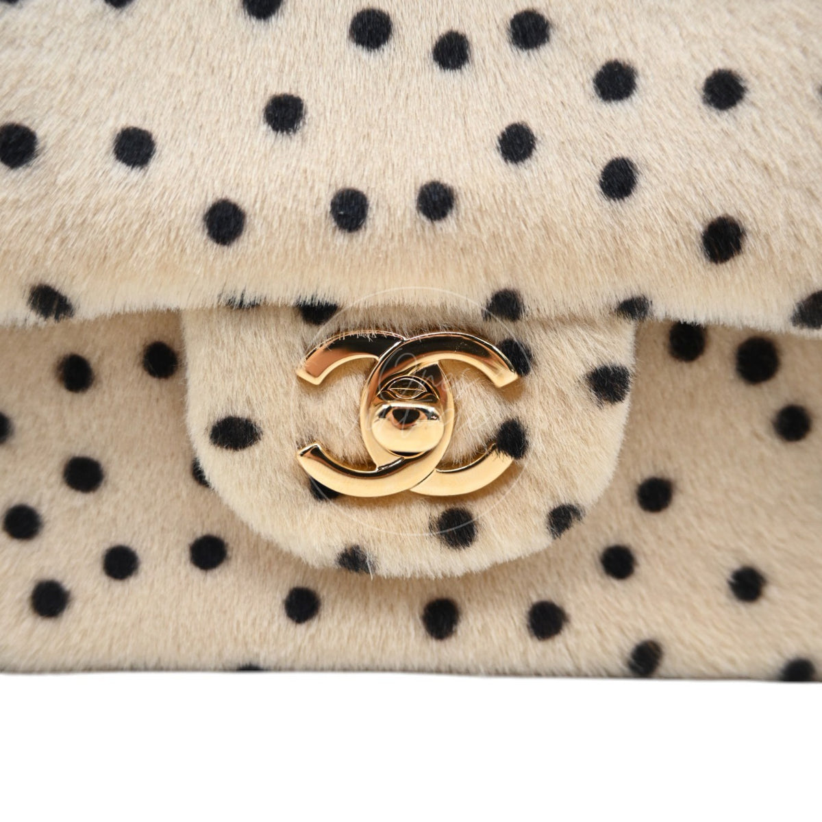 Chanel CF 30 Ponyhair Cheetah GHW Beige Black Series TJ