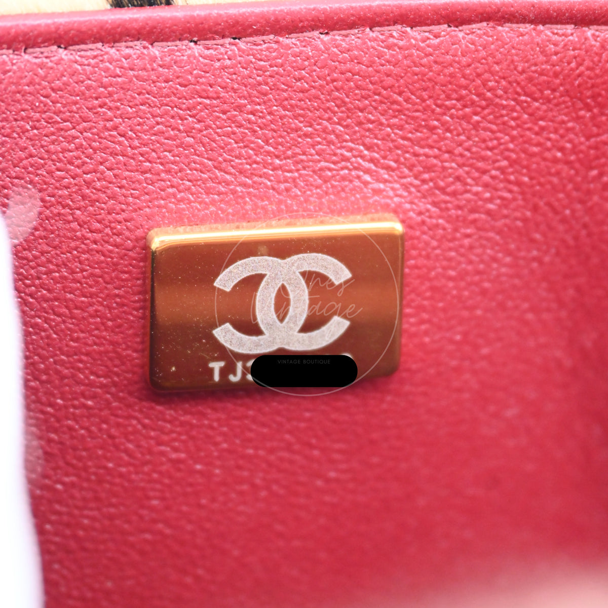 Chanel CF 30 Ponyhair Cheetah GHW Beige Black Series TJ