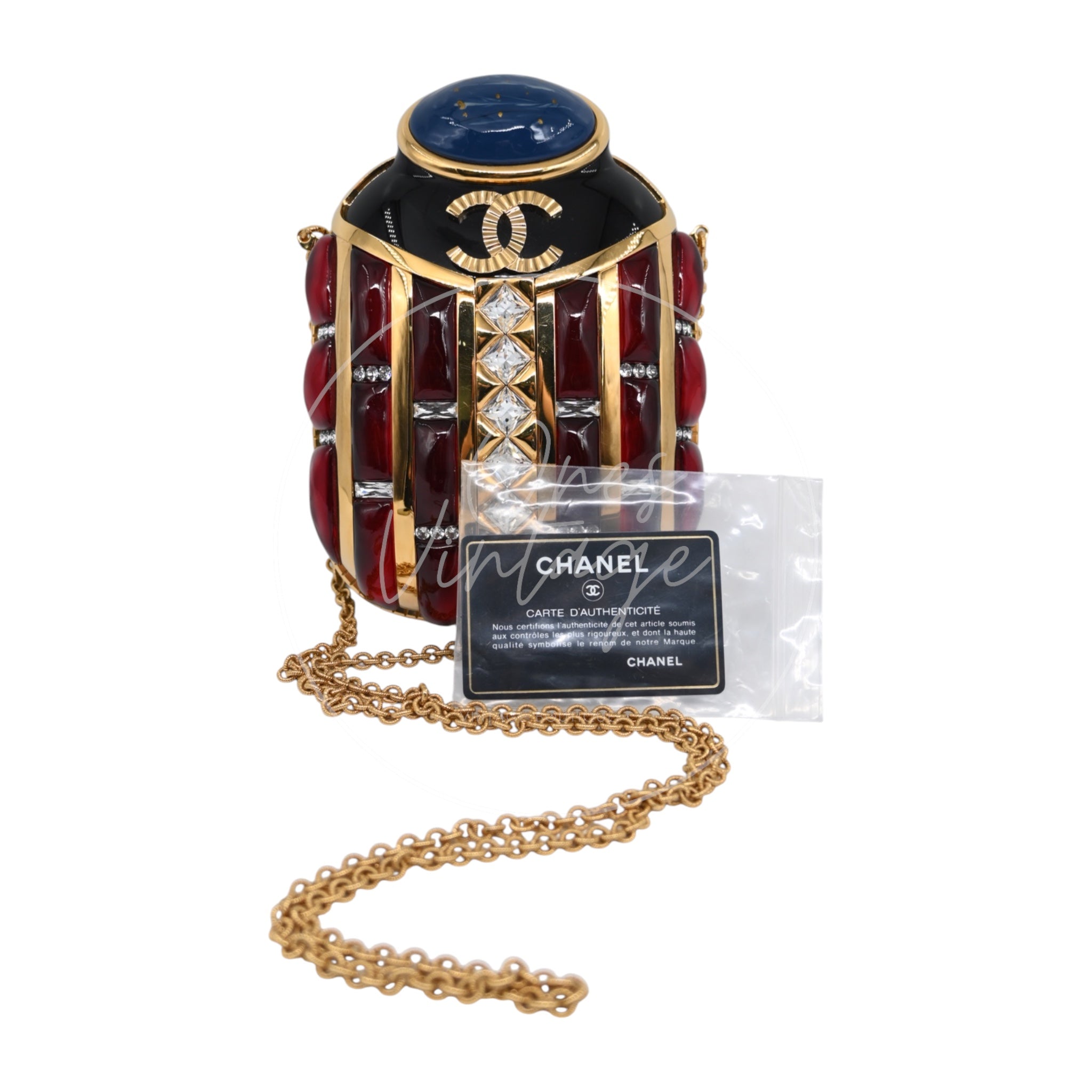 [Pre-owned] Chanel Limited Edition Egyptian Scarab Minaudière