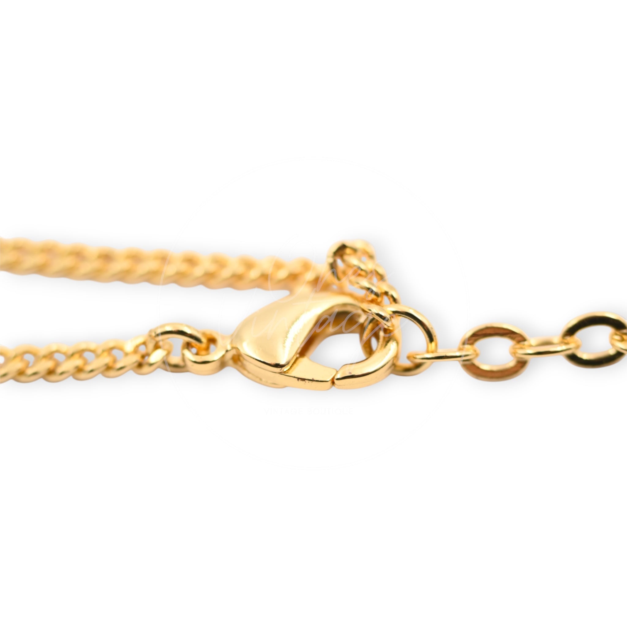 [Pre-owned] Christian Dior Crystal-embellished Logo-pendant Necklace