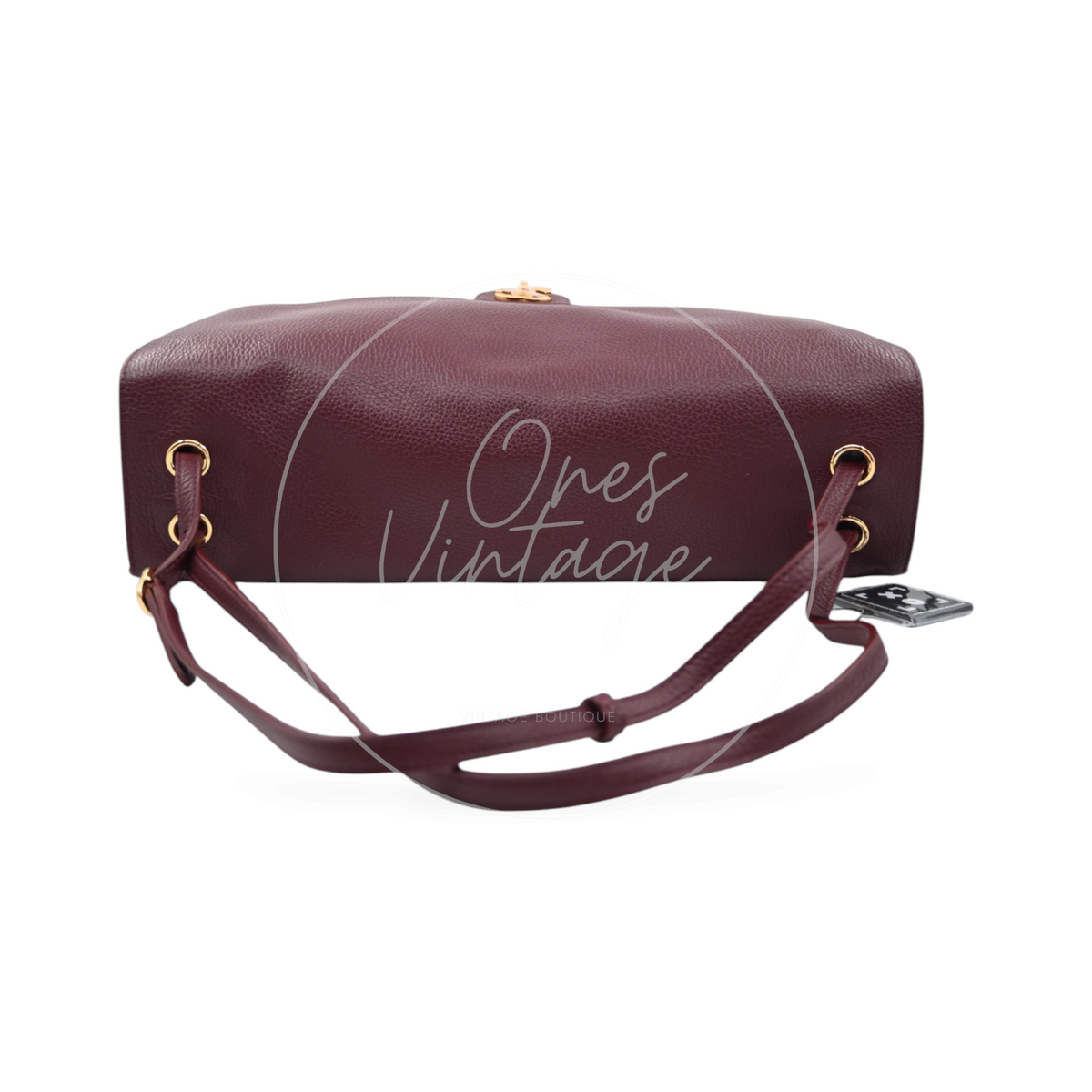 Chanel Maxi 38cm Flap Bag GHW Burgundy Series UC