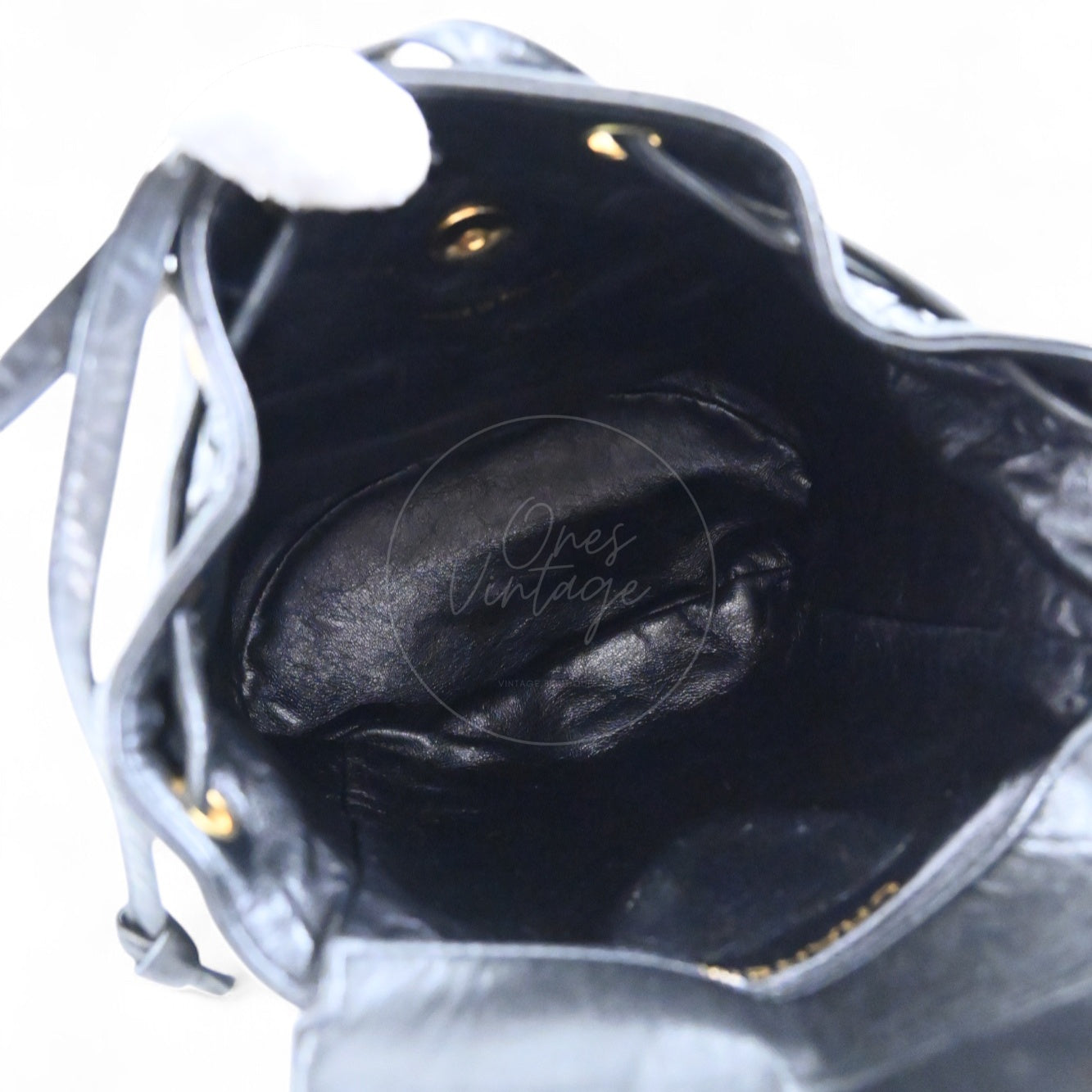 [Pre-owned] Chanel Vintage Black lambskin Large Duma Backpack