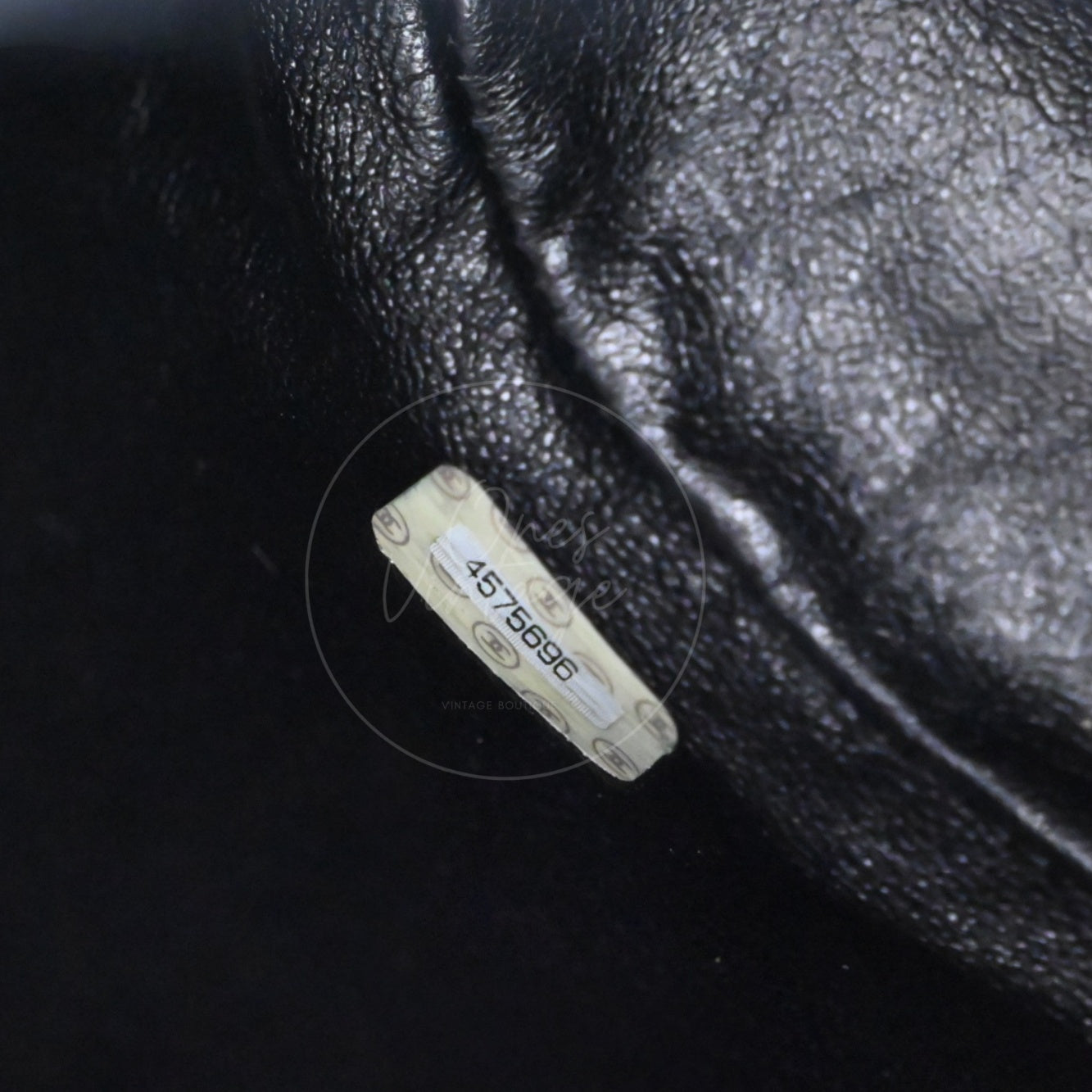 [Pre-owned] Chanel Vintage Black lambskin Large Duma Backpack