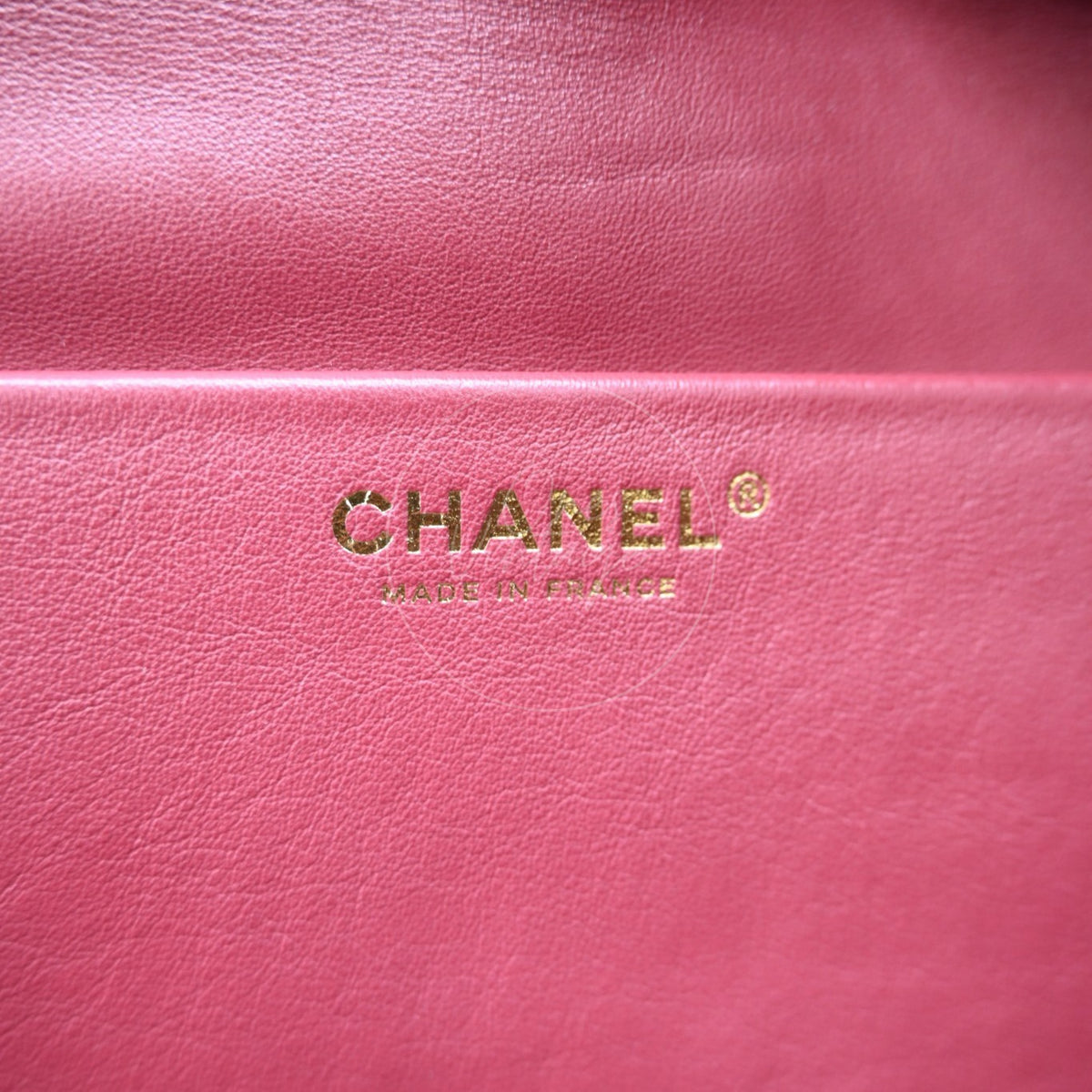 Chanel Maxi 38cm Flap Bag GHW Burgundy Series UC