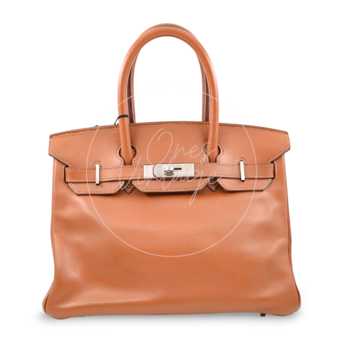 Hermes Birkin 30 Fauve Barenia Blushed Hardware Square C