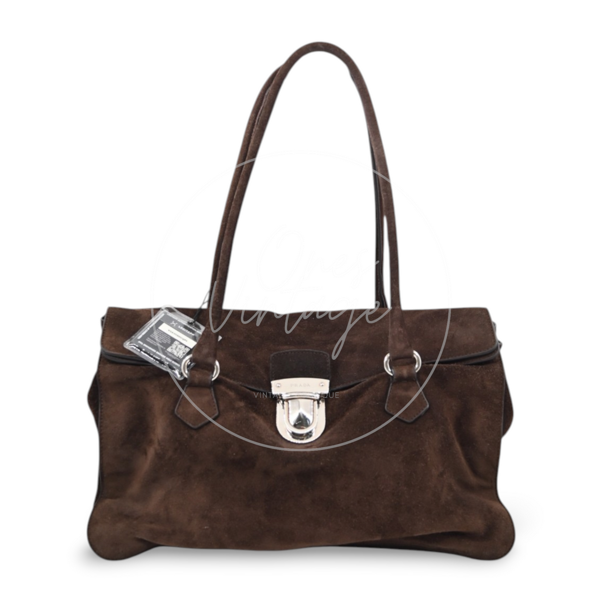 Prada Camosicio Suede Easy Shoulder Bag