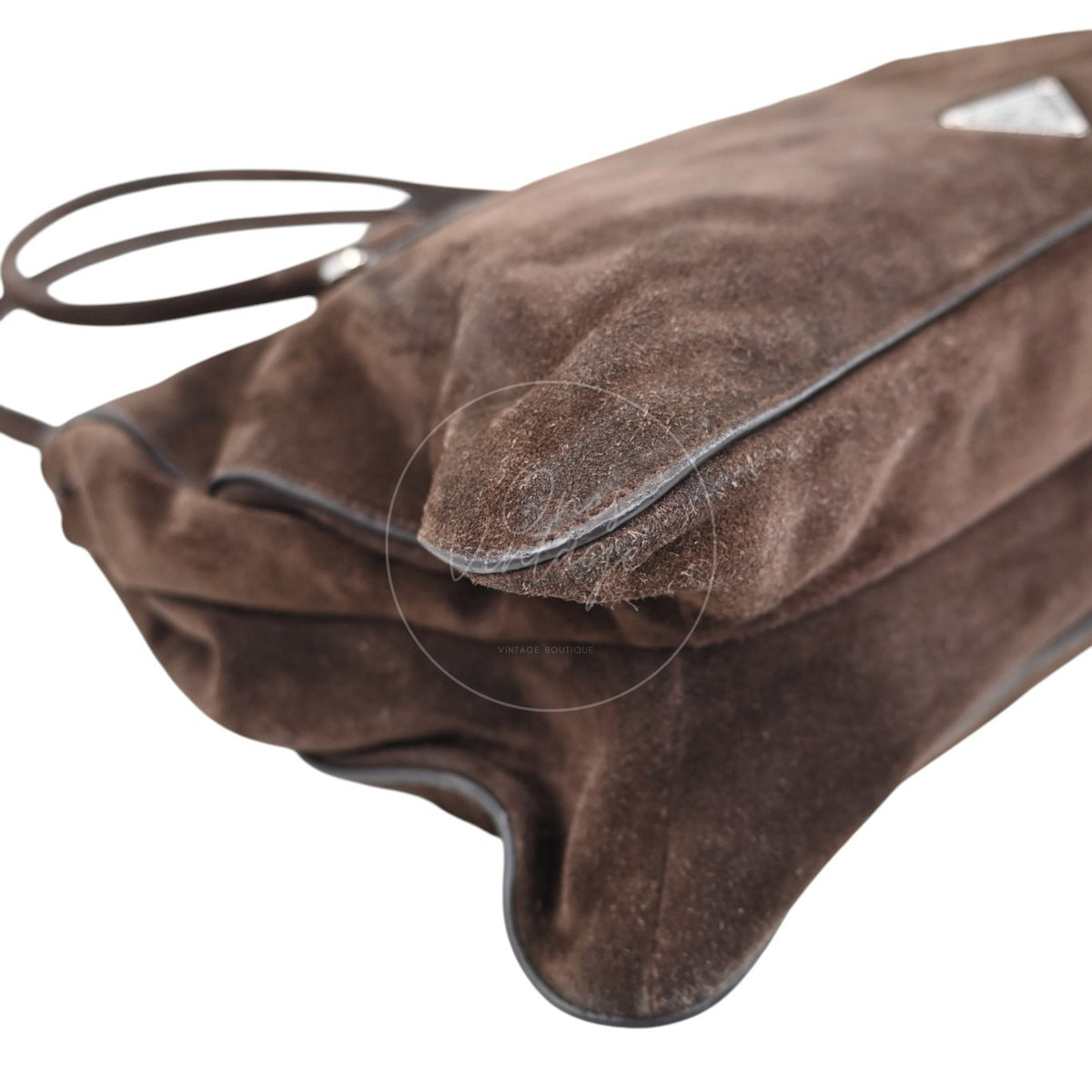 Prada Camosicio Suede Easy Shoulder Bag