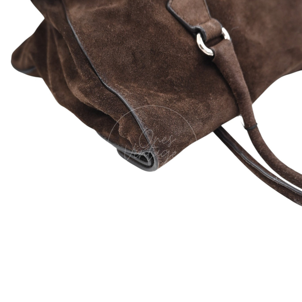 Prada Camosicio Suede Easy Shoulder Bag