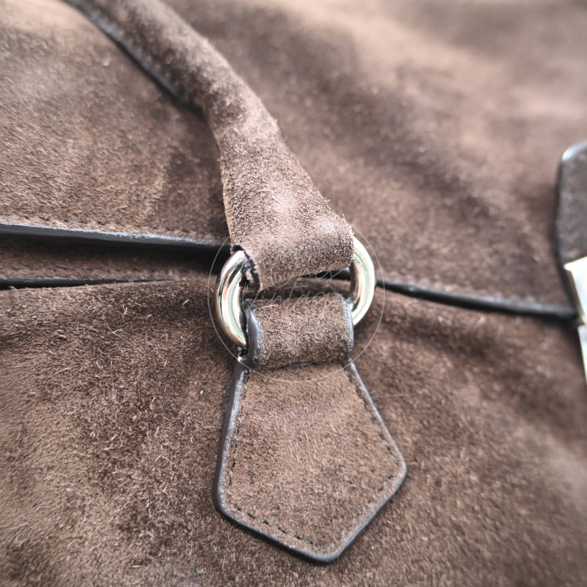 Prada Camosicio Suede Easy Shoulder Bag