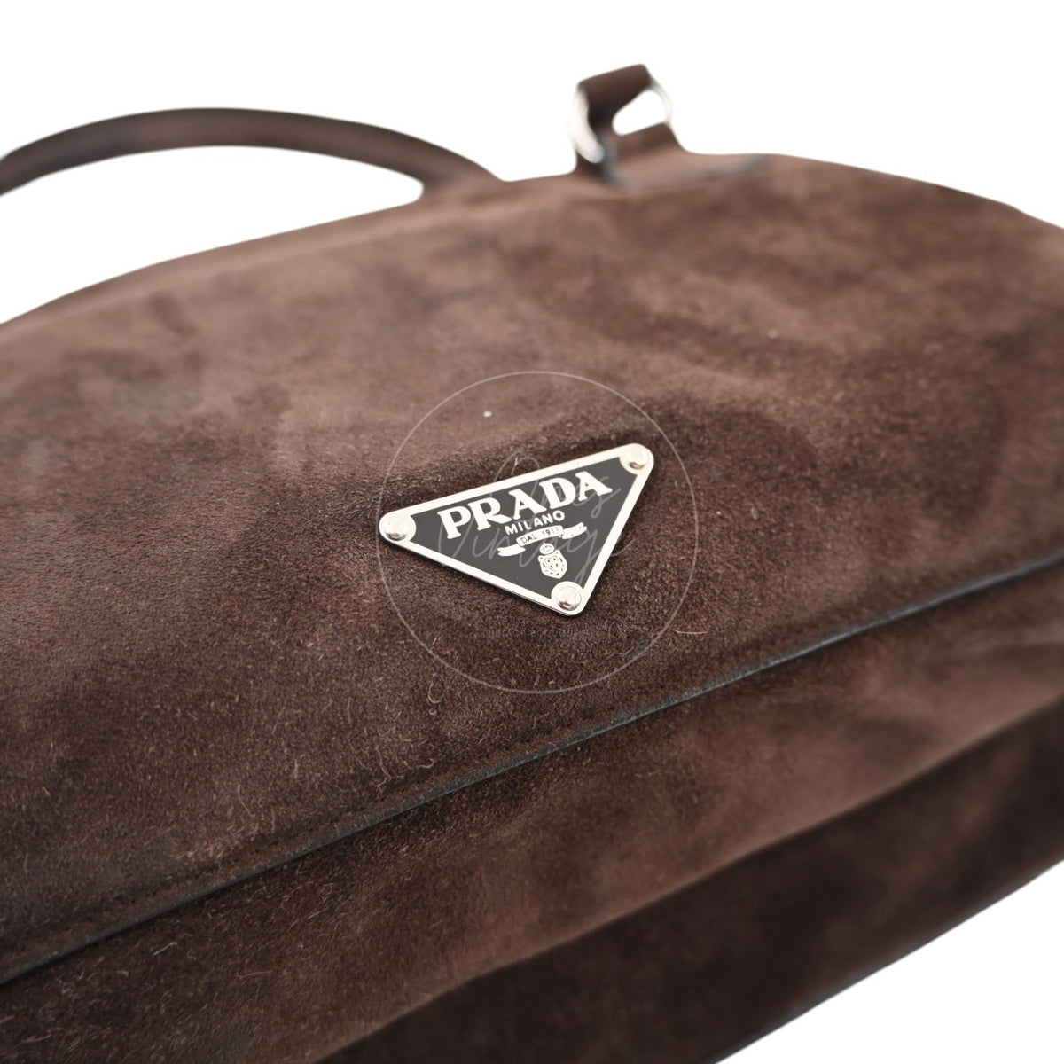 Prada Camosicio Suede Easy Shoulder Bag