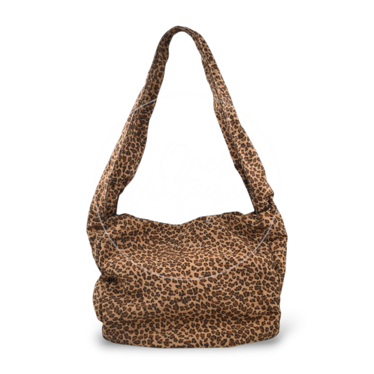 Bottega Veneta Leopard Nylon Hobo Bag
