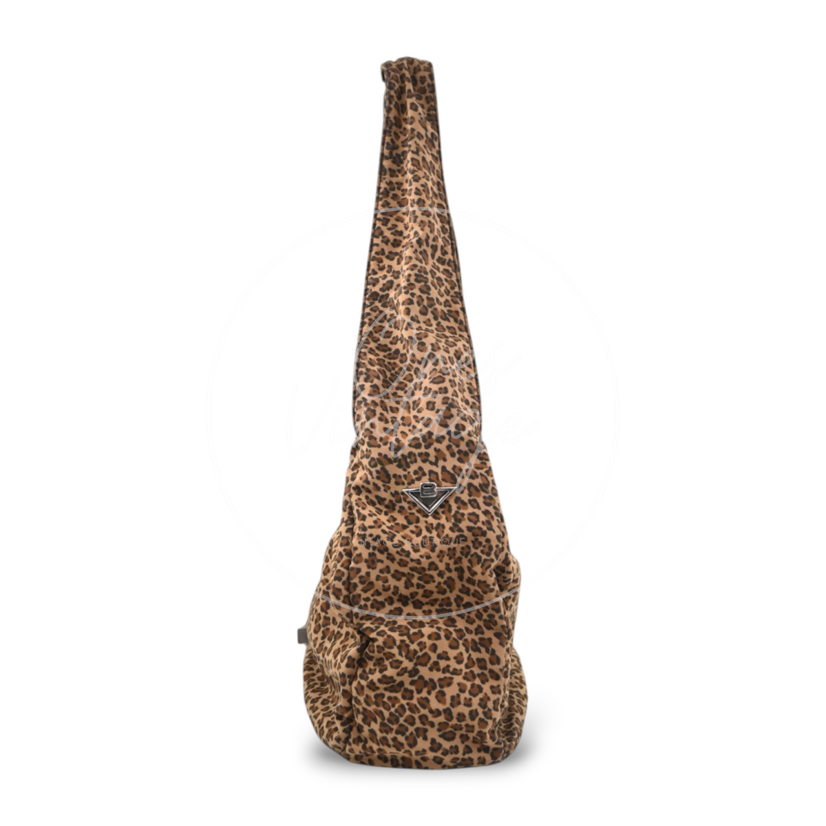 Bottega Veneta Leopard Nylon Hobo Bag