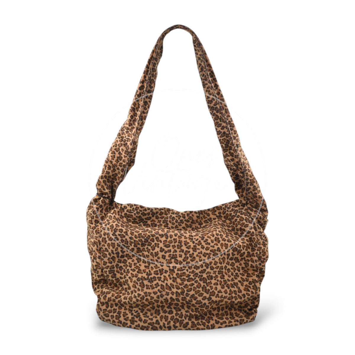 Bottega Veneta Leopard Nylon Hobo Bag