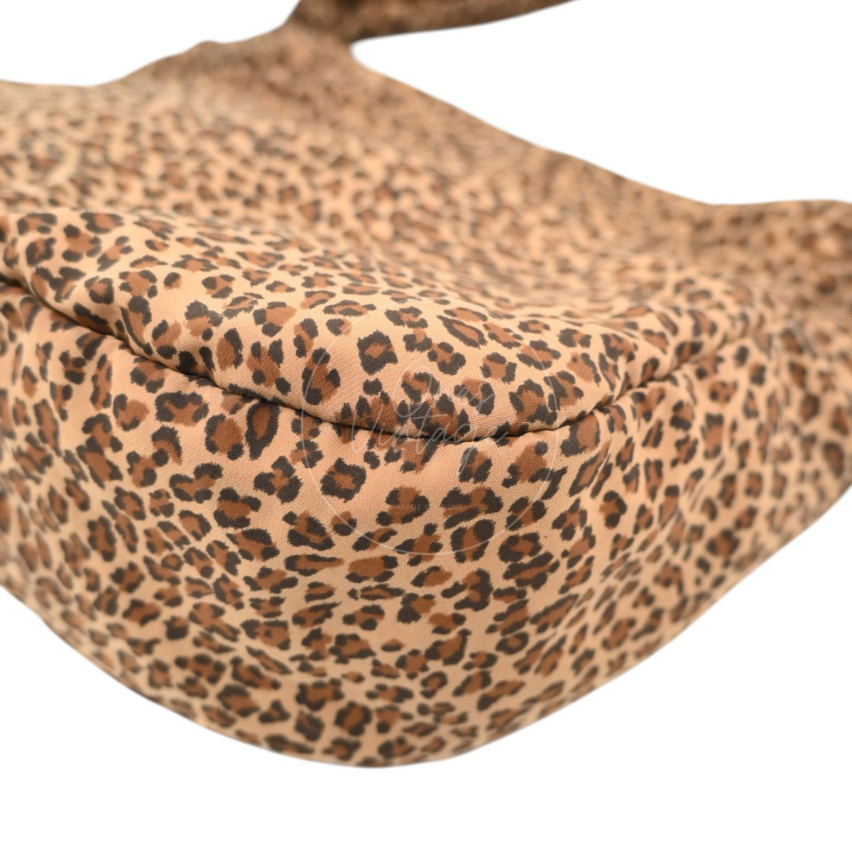 Bottega Veneta Leopard Nylon Hobo Bag