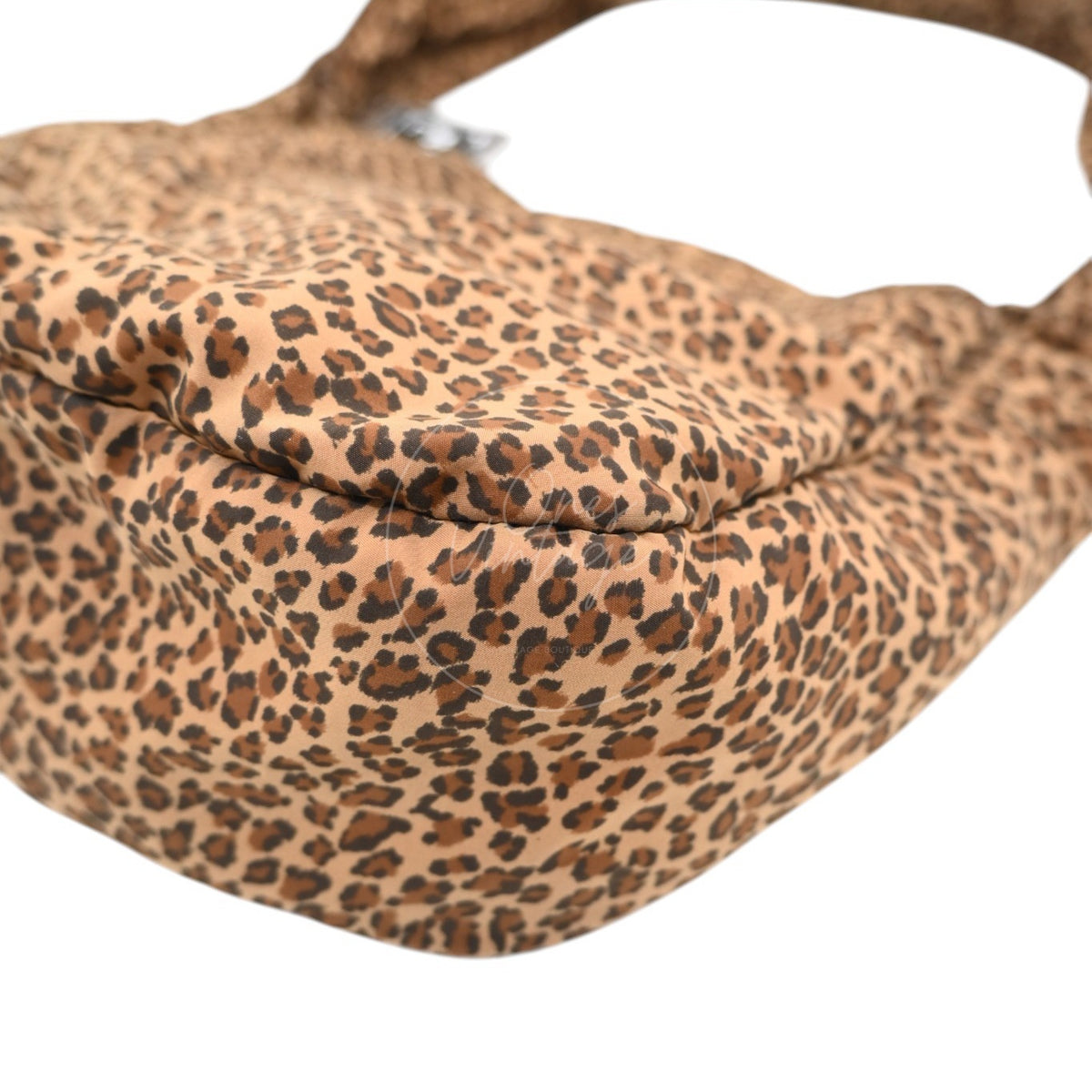 Bottega Veneta Leopard Nylon Hobo Bag