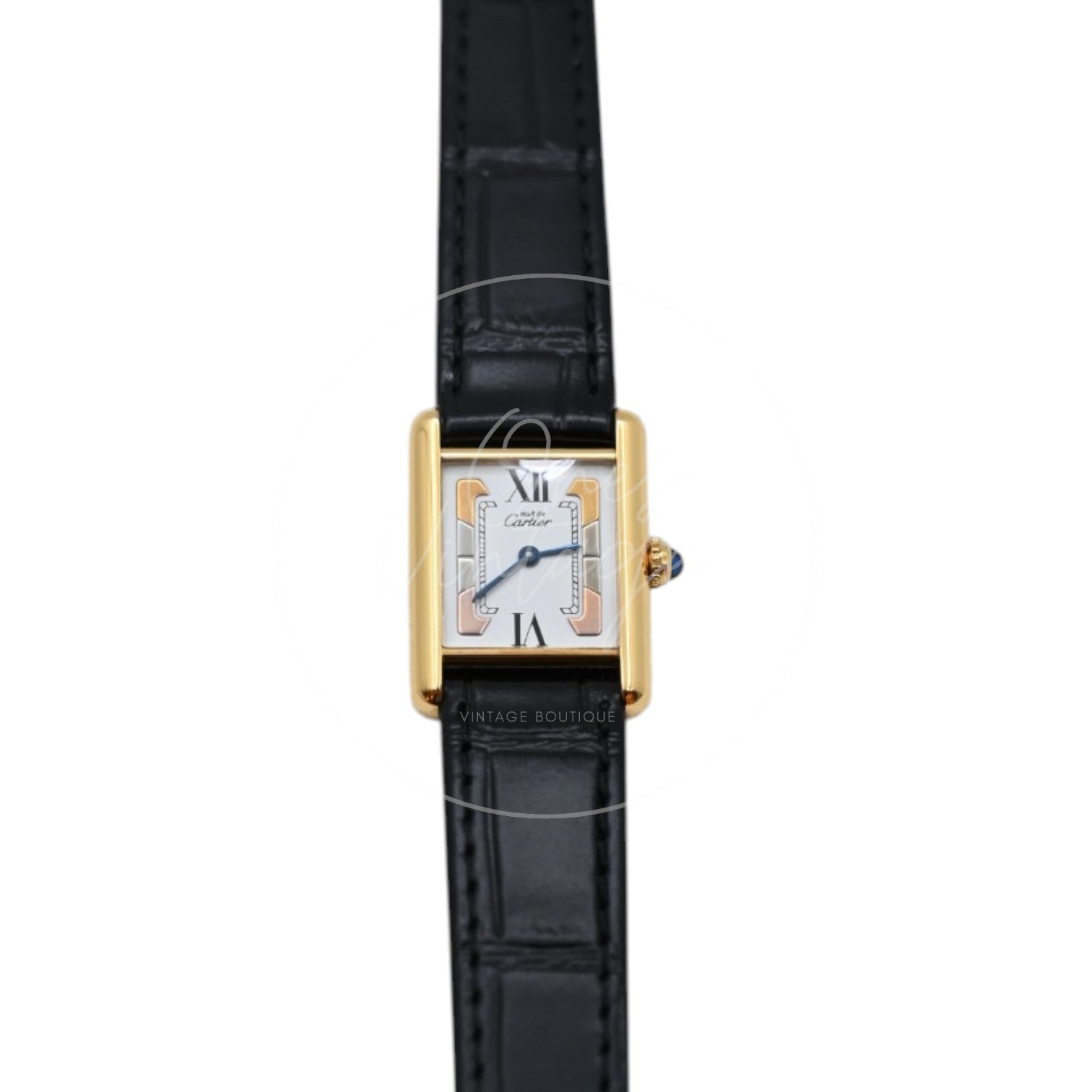 Cartier Must De Tank Quartz Trinity Dial