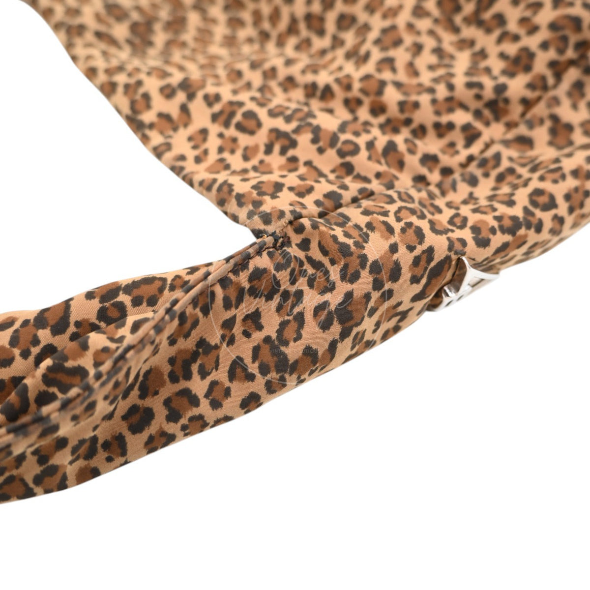 Bottega Veneta Leopard Nylon Hobo Bag