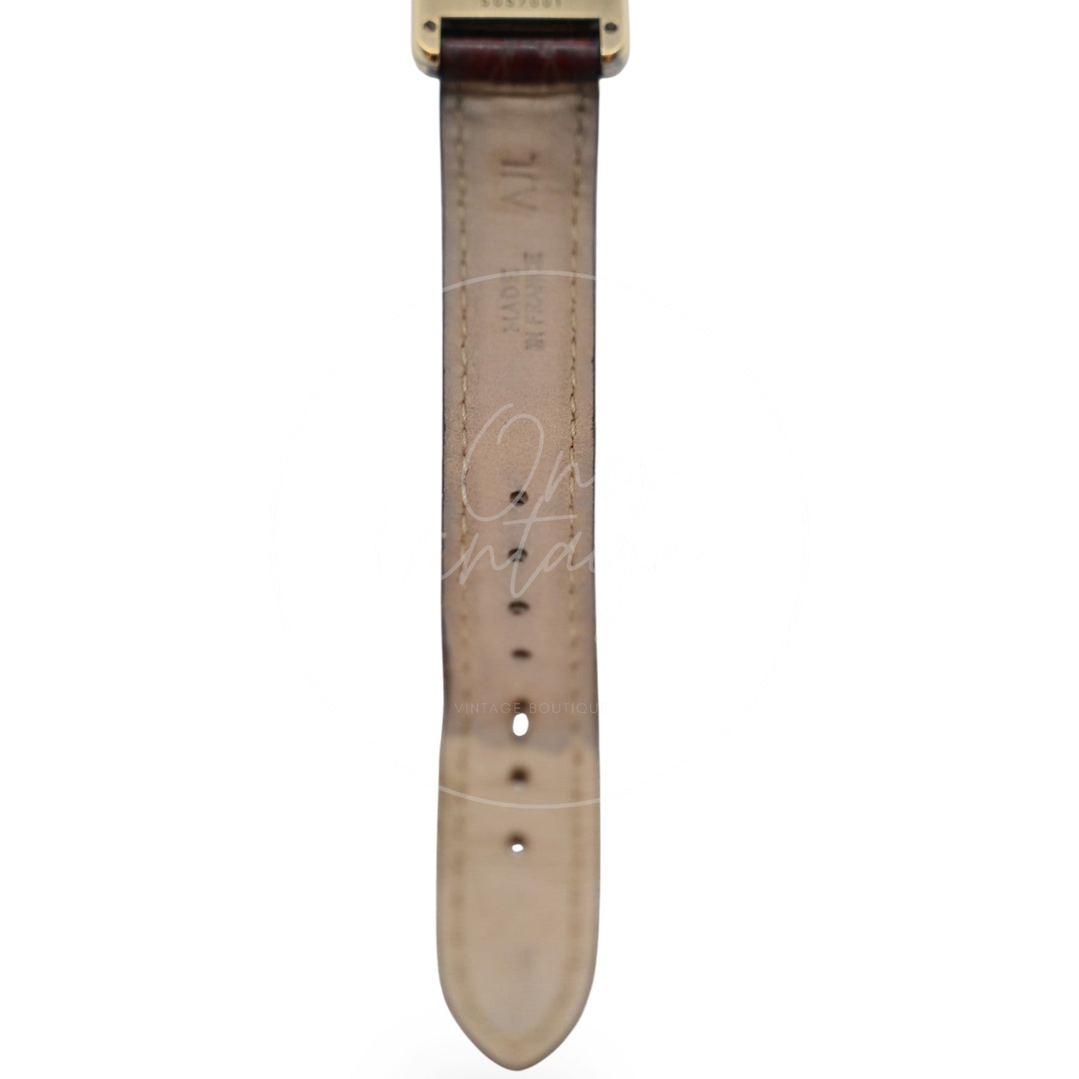 Cartier Must De Tank Quartz Ivory Columm Roman Dial