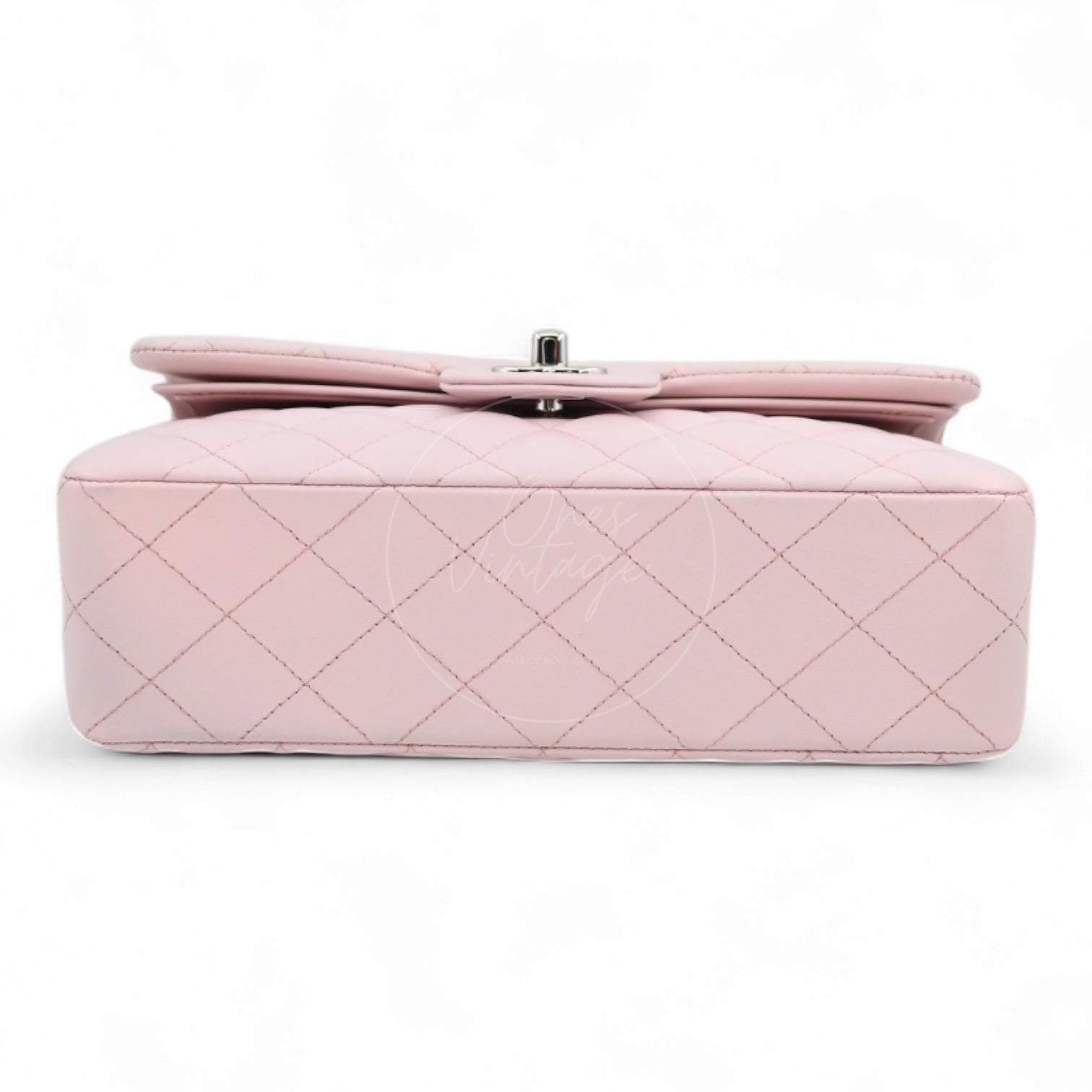 [Pre-owned] Chanel CF23 Pink Lambskin Small Classic Flap Bag