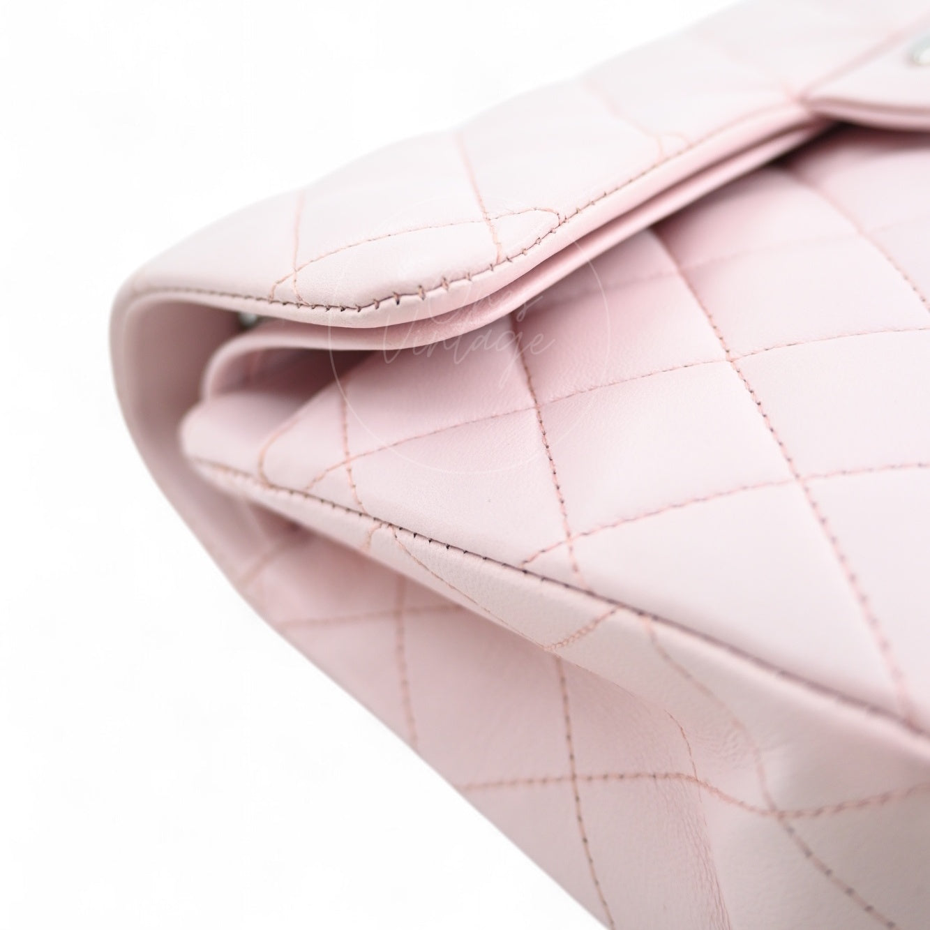 [Pre-owned] Chanel CF23 Pink Lambskin Small Classic Flap Bag