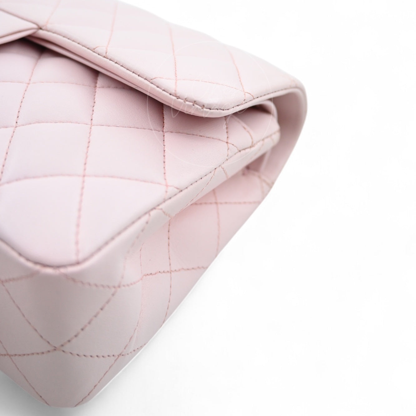 [Pre-owned] Chanel CF23 Pink Lambskin Small Classic Flap Bag