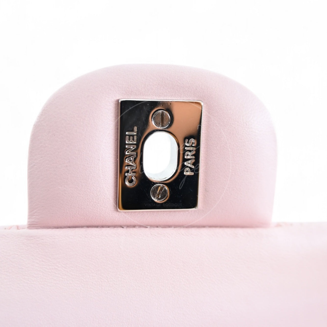 [Pre-owned] Chanel CF23 Pink Lambskin Small Classic Flap Bag