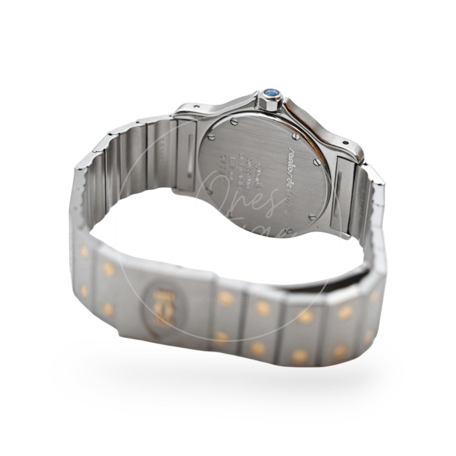 [Pre-owned] Cartier Santos De Quartz