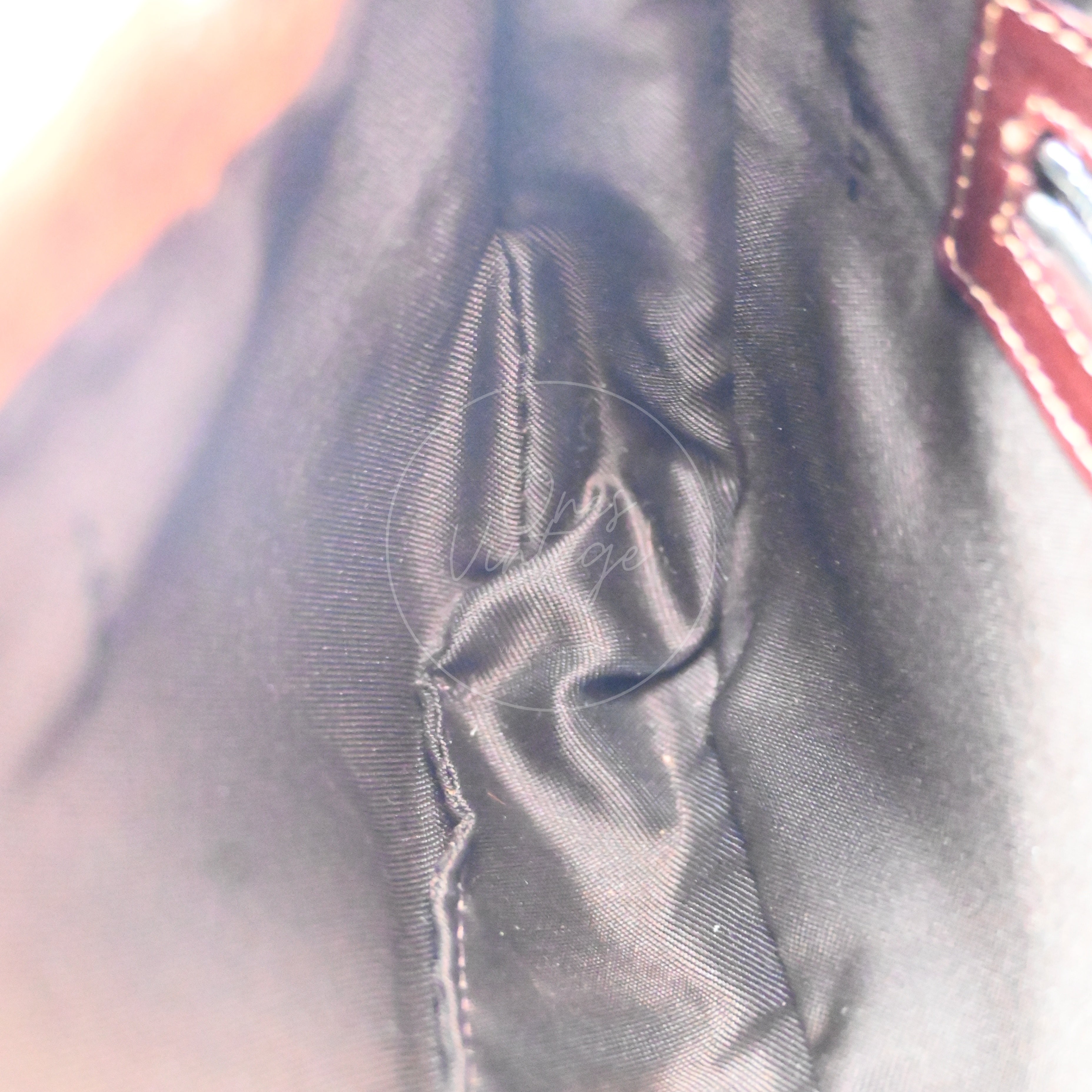 [Pre-owned] Fendi Brown Mamma Baguette Harako Leather PHW Shoulder Bag