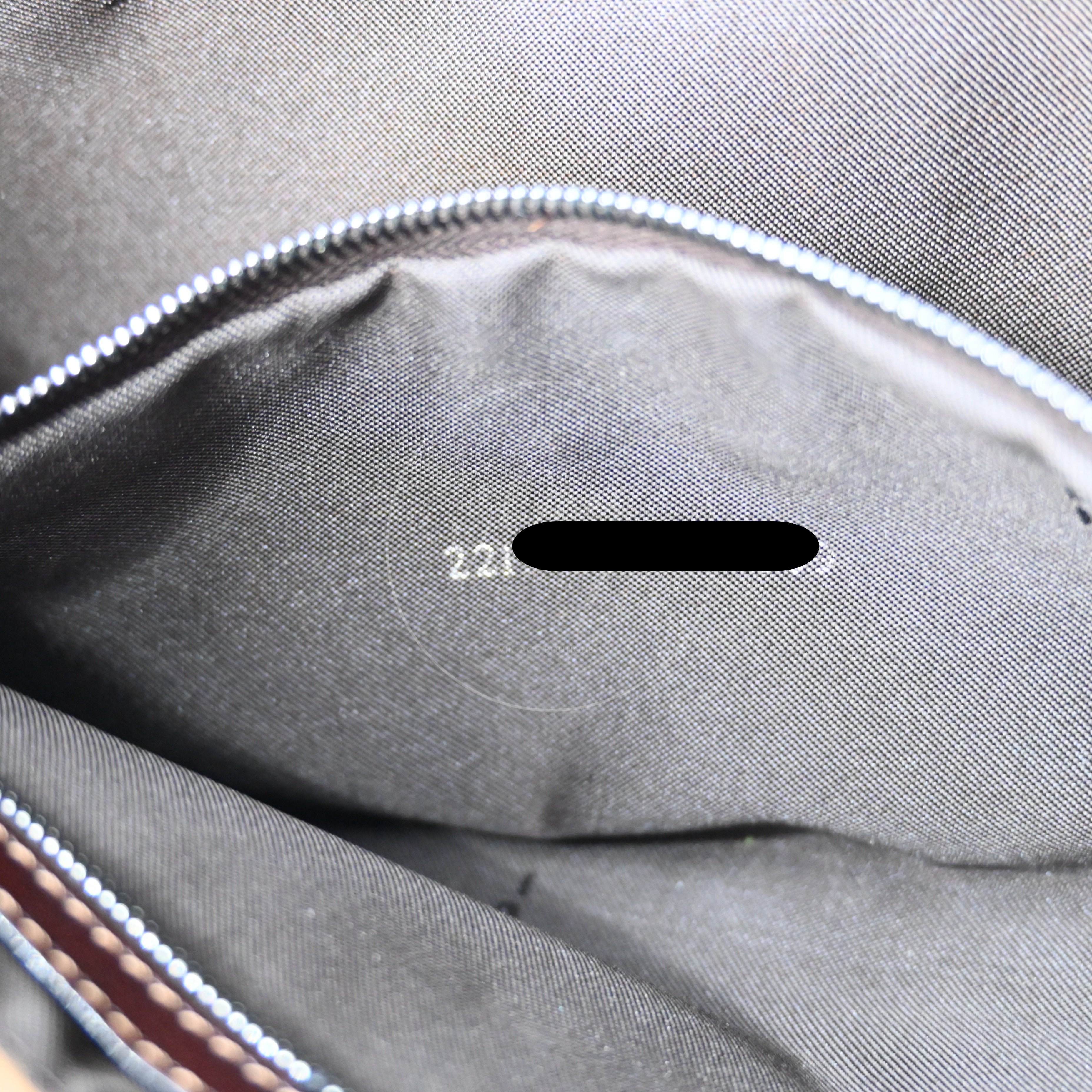 [Pre-owned] Fendi Brown Mamma Baguette Harako Leather PHW Shoulder Bag