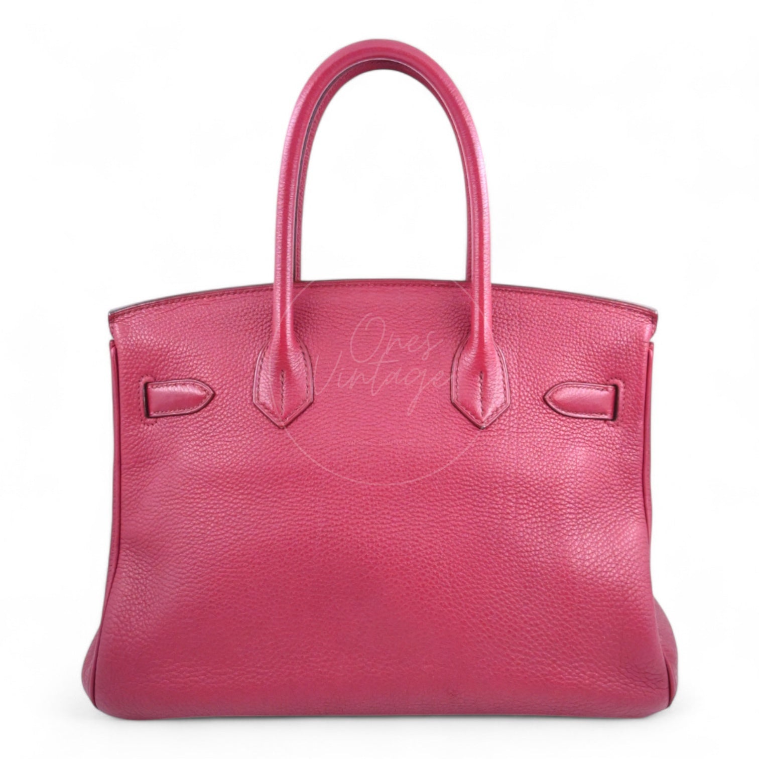 [Pre-owned] Hermes Birkin 30 Togo Rouge H Stamp square O