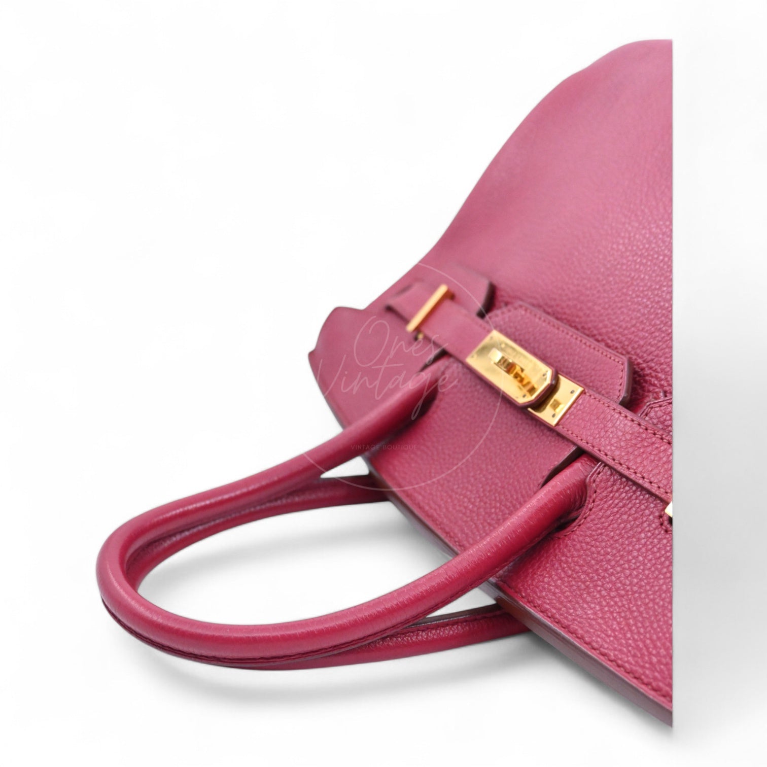 [Pre-owned] Hermes Birkin 30 Togo Rouge H Stamp square O