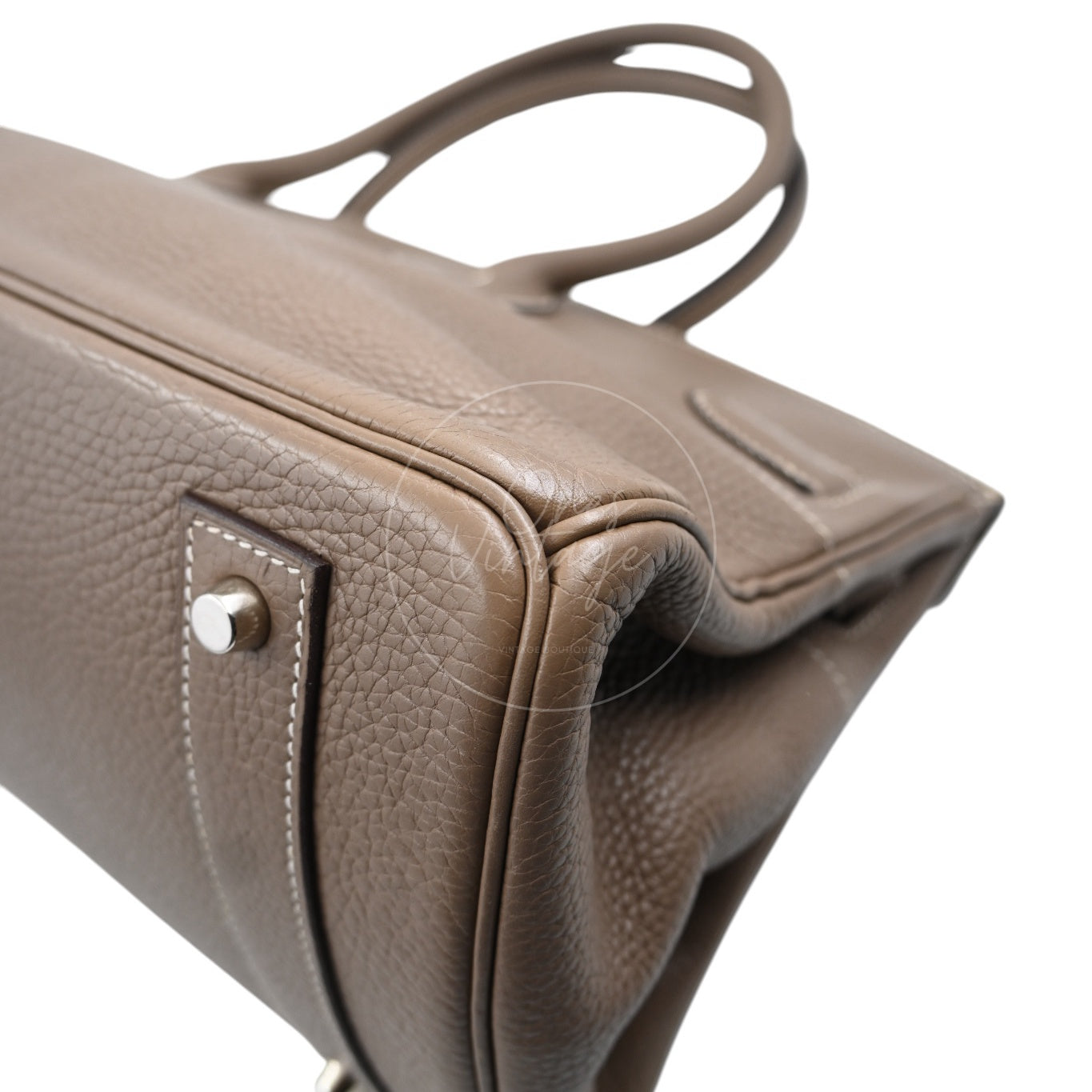 [Pre-owned] Hermes Shoulder Birkin Etoupe PHW