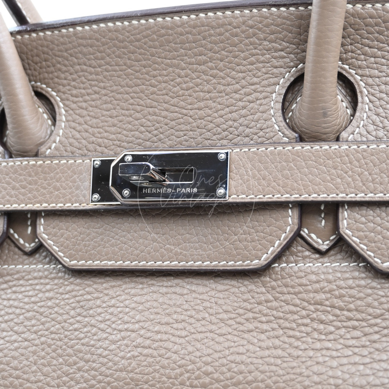 [Pre-owned] Hermes Shoulder Birkin Etoupe PHW
