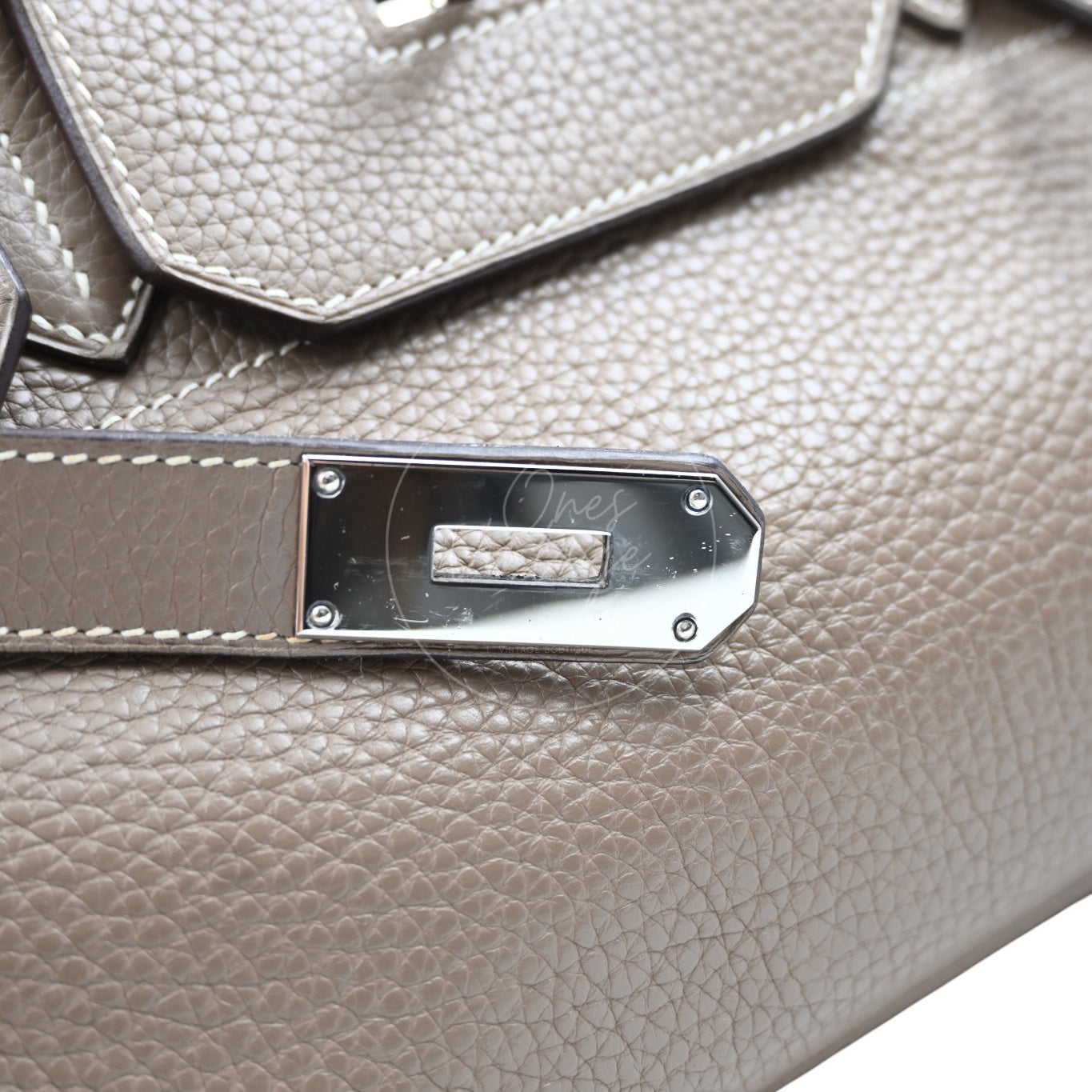 [Pre-owned] Hermes Shoulder Birkin Etoupe PHW