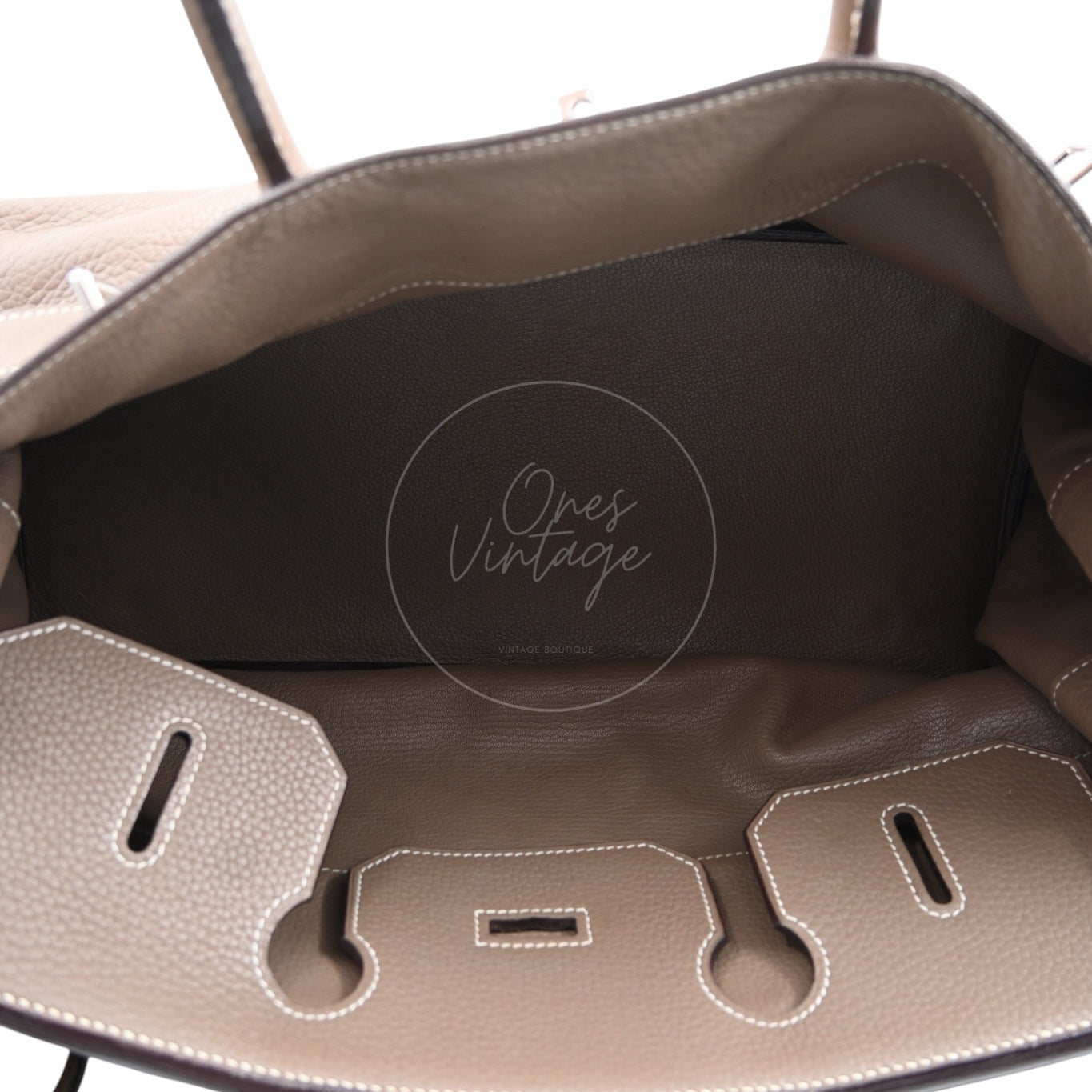 [Pre-owned] Hermes Shoulder Birkin Etoupe PHW