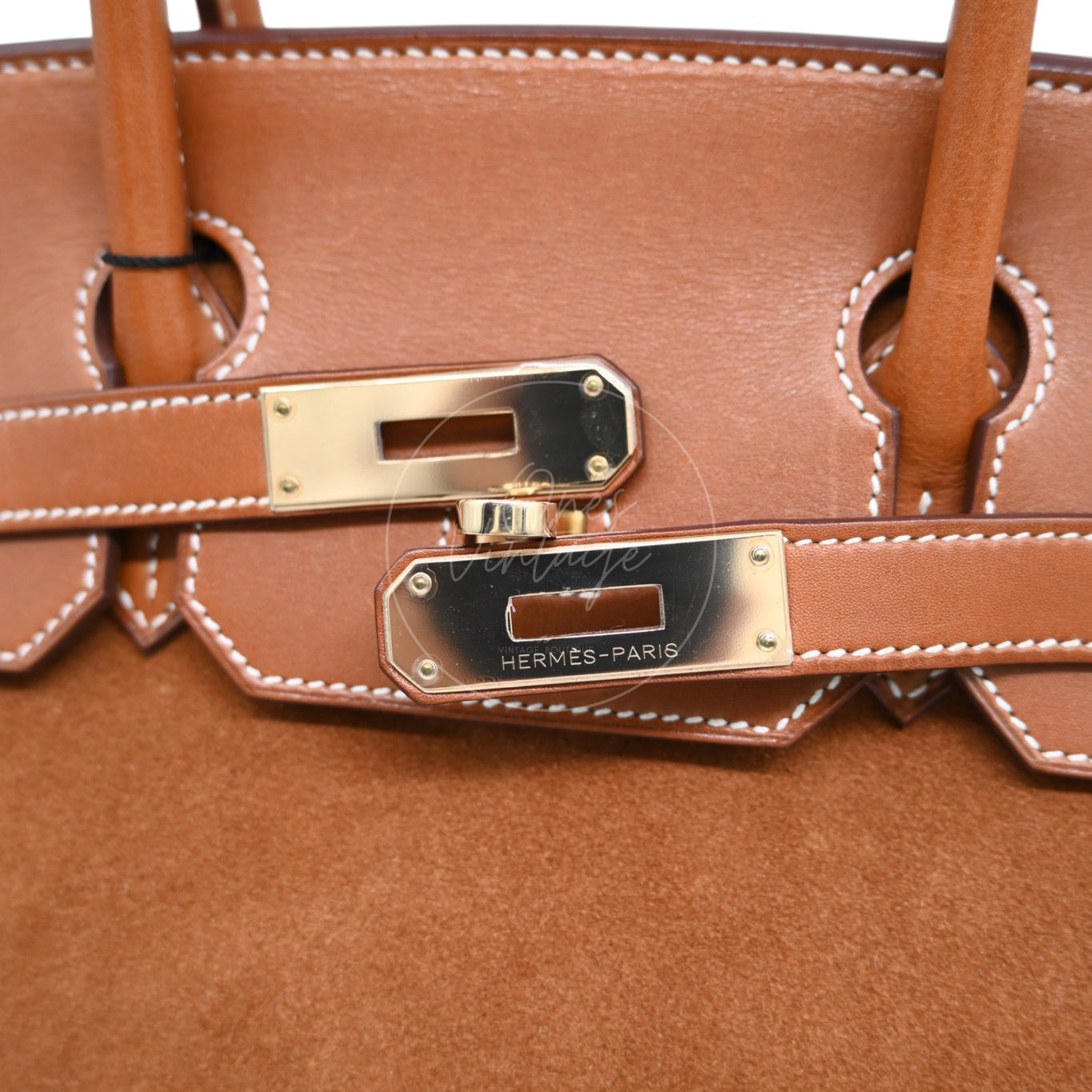 [Pre-owned] Hermes Birkin 30 Doblis in Brown GHW Stamp Square P