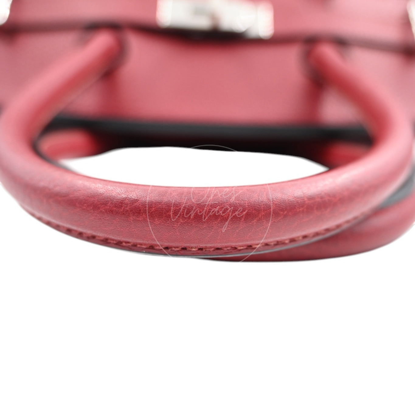 [Pre-owned] Hermes Birkin Shoulder 42 PHW Rouge H Handbag