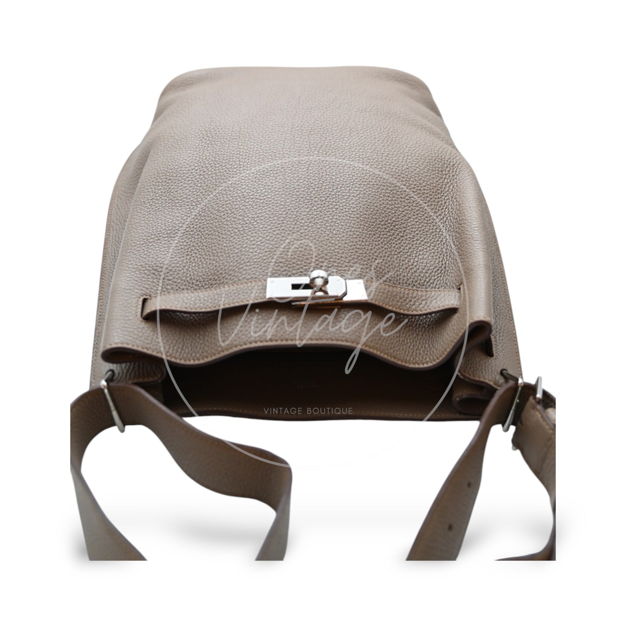 [Pre-owned] Hermes So Kelly 26 Etoupe Stamp Square M